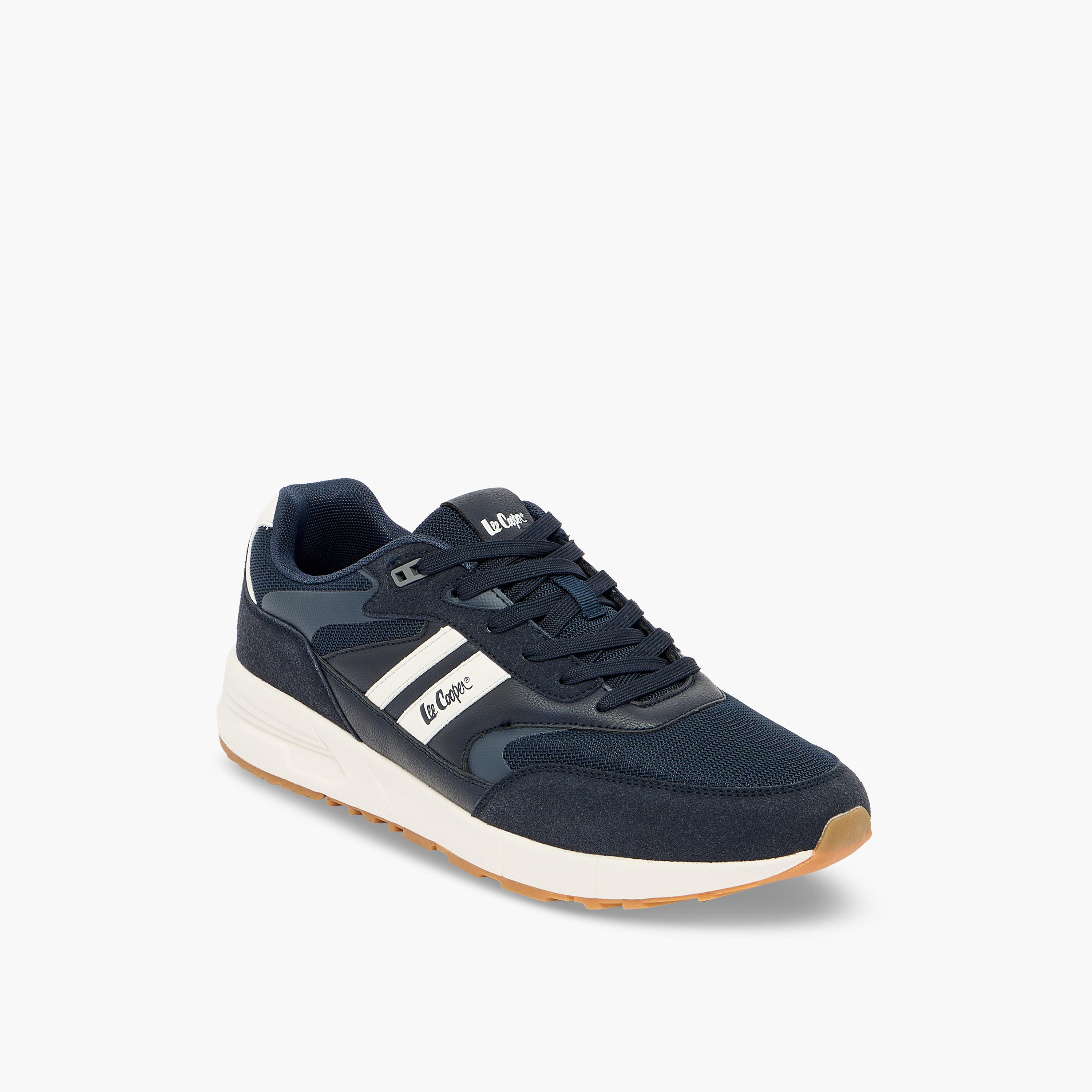 حذاء سنيكرز بطول الكاحل ورباط إغلاق للرجال من لي كوبر-men-shoes-sneakers-image-2