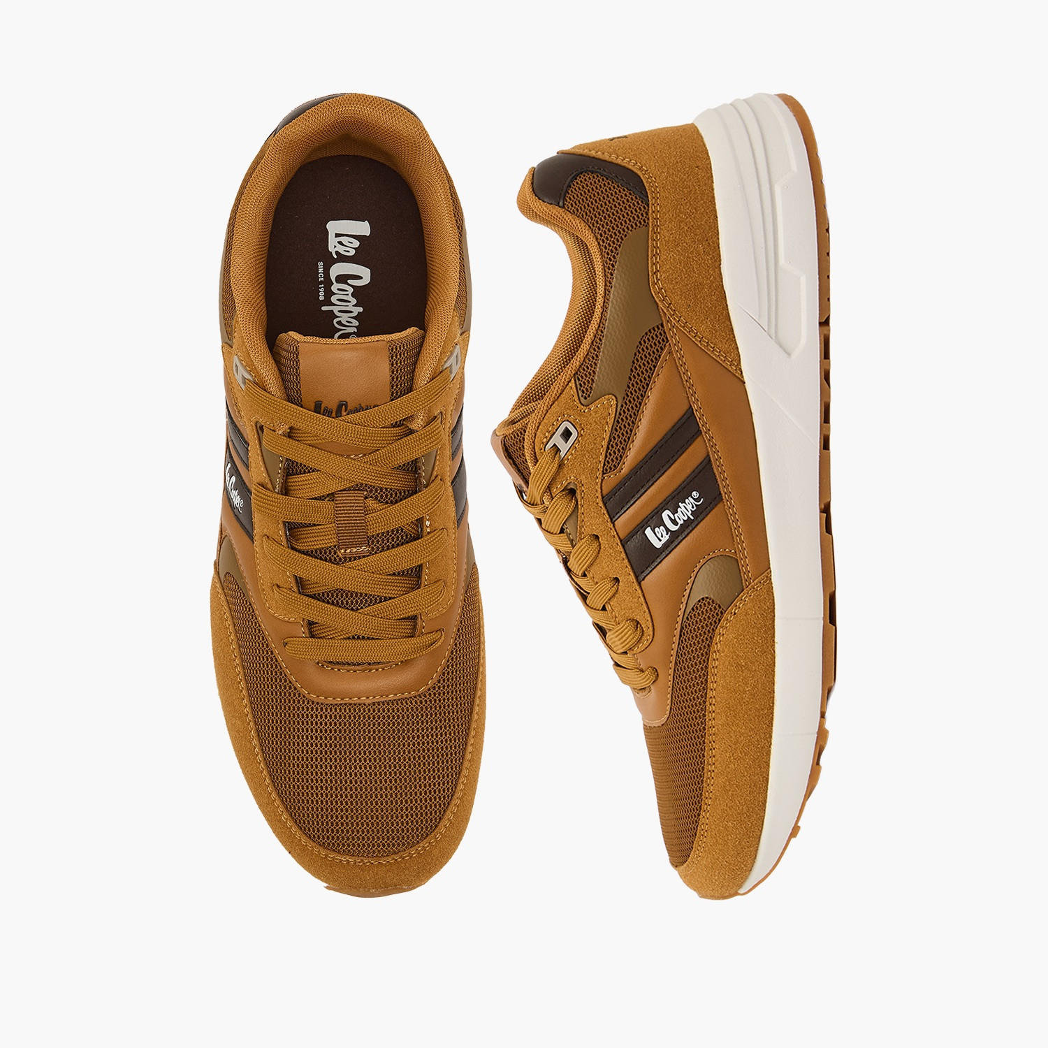 Lee Cooper Men Lace-Up Ankle Sneakers-men-shoes-sneakers-image-1