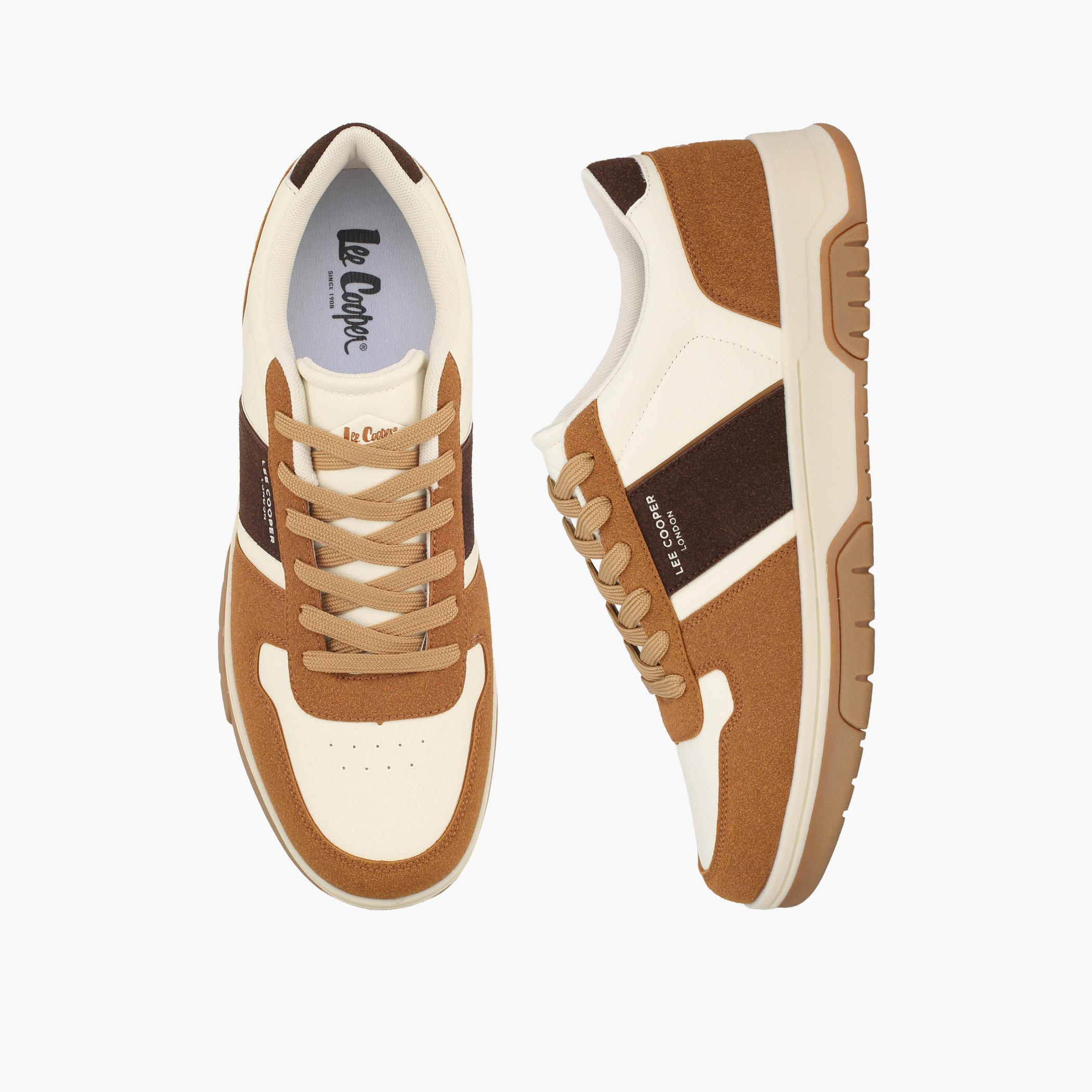 Lee Cooper Men Lace-Up Ankle Sneakers-men-shoes-sneakers-image-1