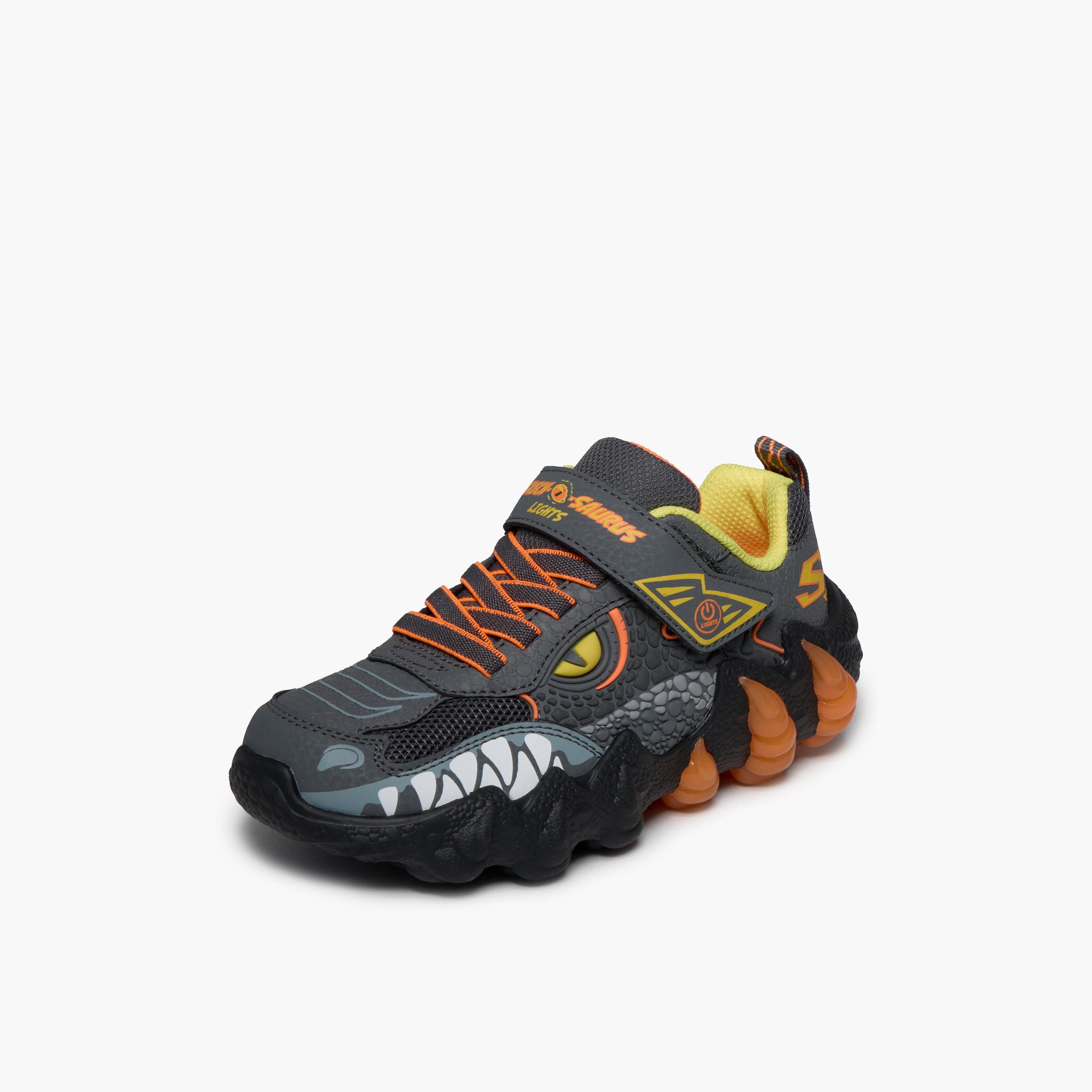 Skechers Boys SKECH-O-SAURUS LIGHTS 2.0 Hook & Loop Sneakers-sports-boys-shoes-image-5