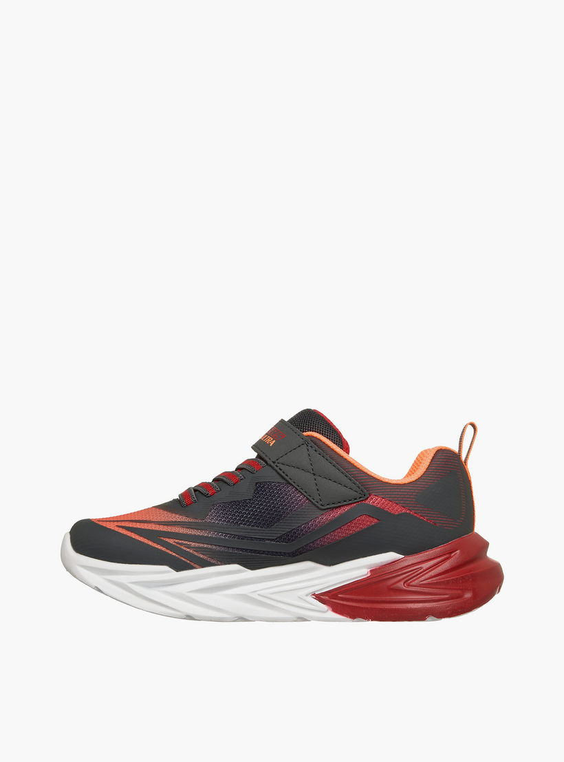 Skechers Boys FLEX-GLOW ULTRA Hook & Loop Sneakers - 400139L-CCRD-CP-sports-boys-shoes-image-6