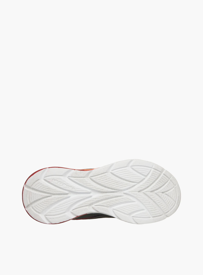 Skechers Boys FLEX-GLOW ULTRA Hook & Loop Sneakers - 400139L-CCRD-CP-sports-boys-shoes-image-7