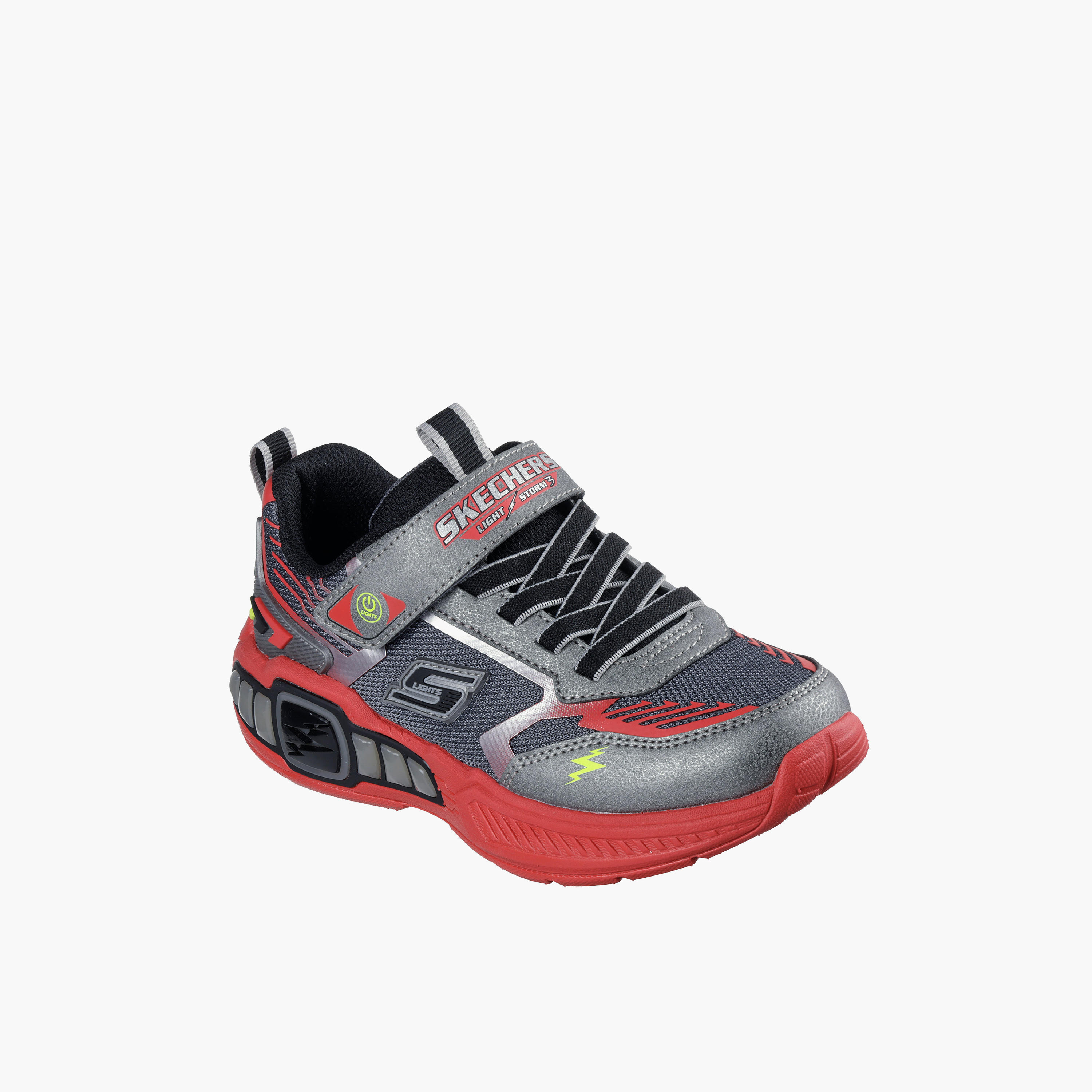 حذاء سنيكرز بشريط إغلاق لاصق لايت ستورم 3 للأولاد من سكيتشرز-sports-boys-shoes-image-1