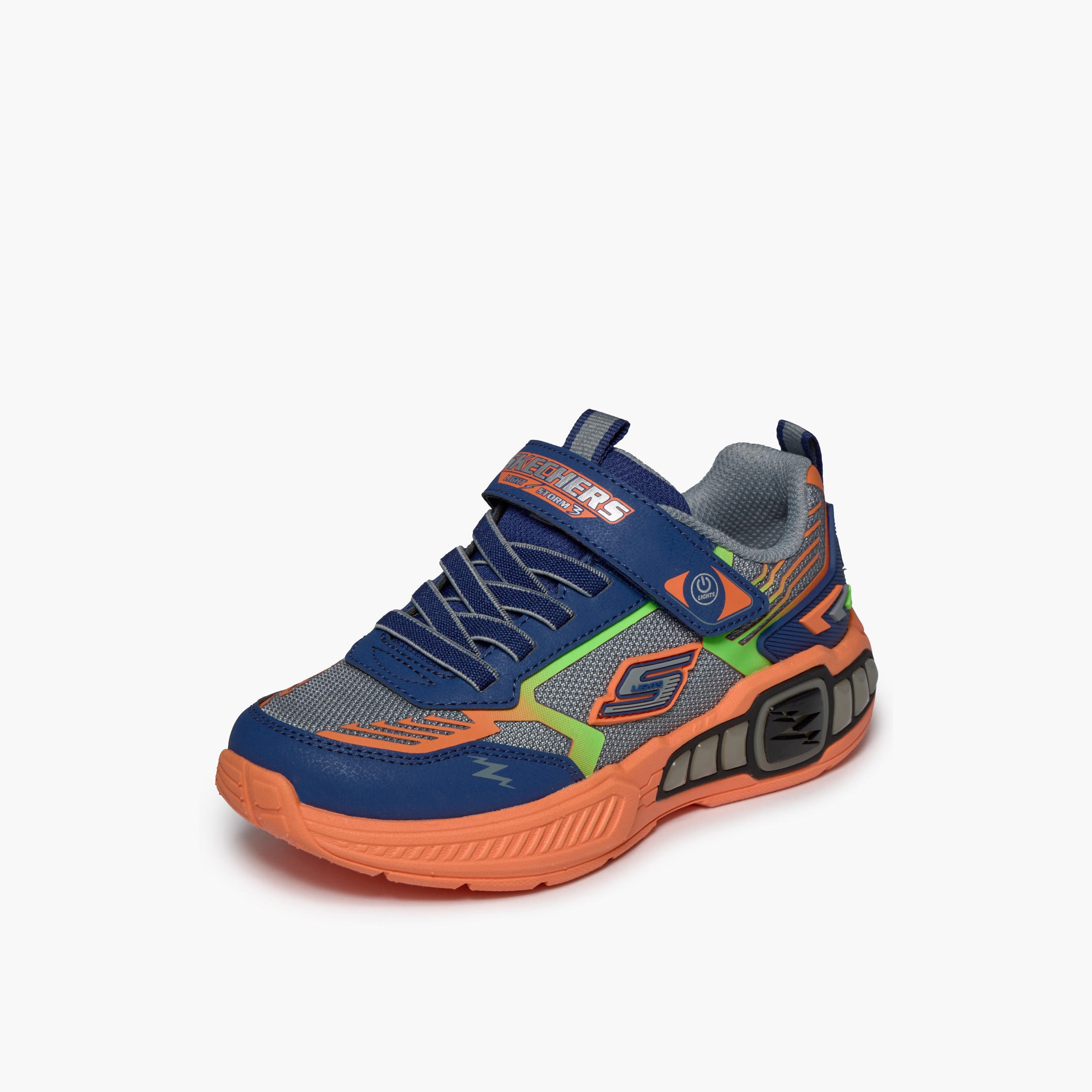 حذاء سنيكرز لايت ستورم 3 بشريط إغلاق لاصق عند الكاحل للأولاد من سكيتشرز-boys-shoes-sneakers-image-4