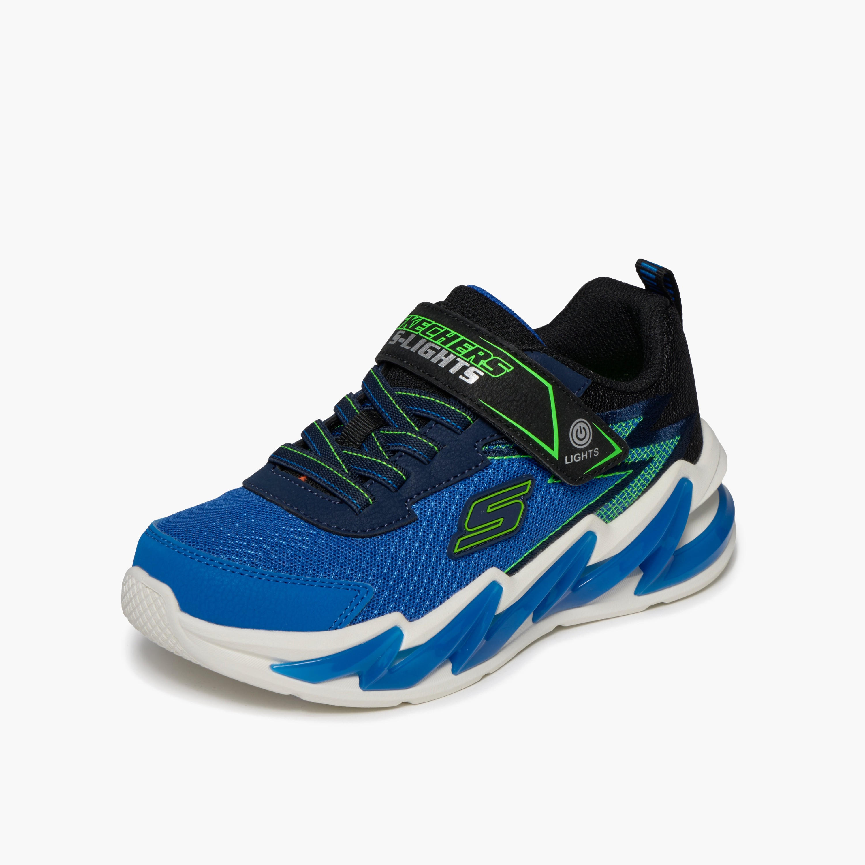 Skechers Boys LIGHT-SURGE Light-Up Hook & Loop Sports Shoes-boys-shoes-sneakers-image-3