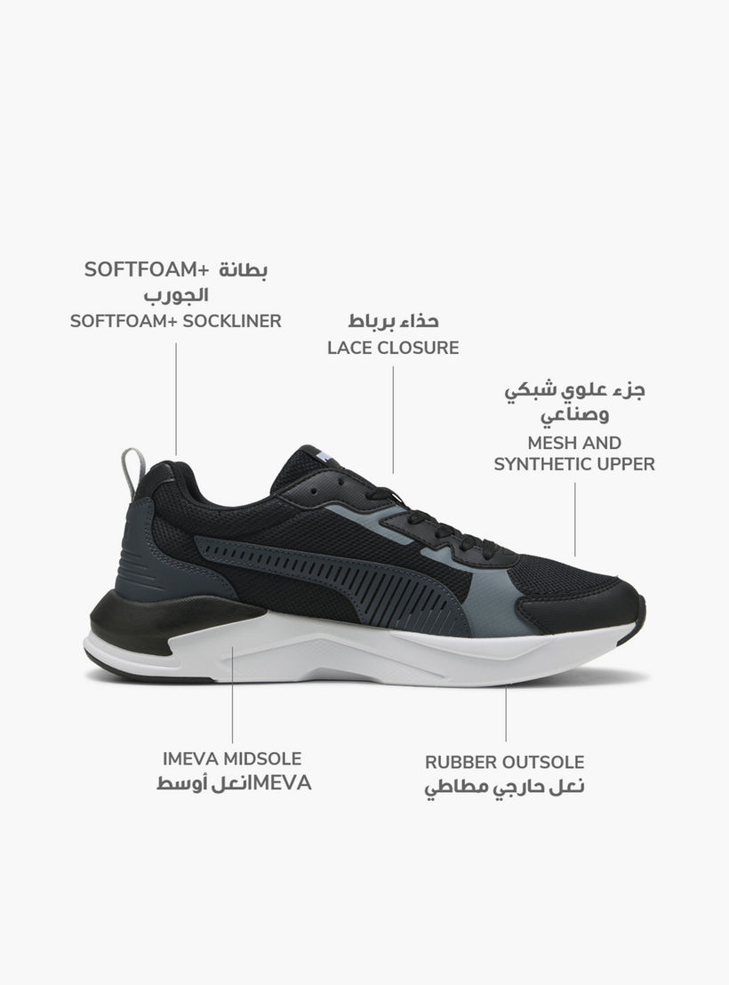 حذاء سنيكرز منخفض الكاحل برباط إكس-راي 3 إل تي للرجال من بوما-sports-men-shoes-image-2