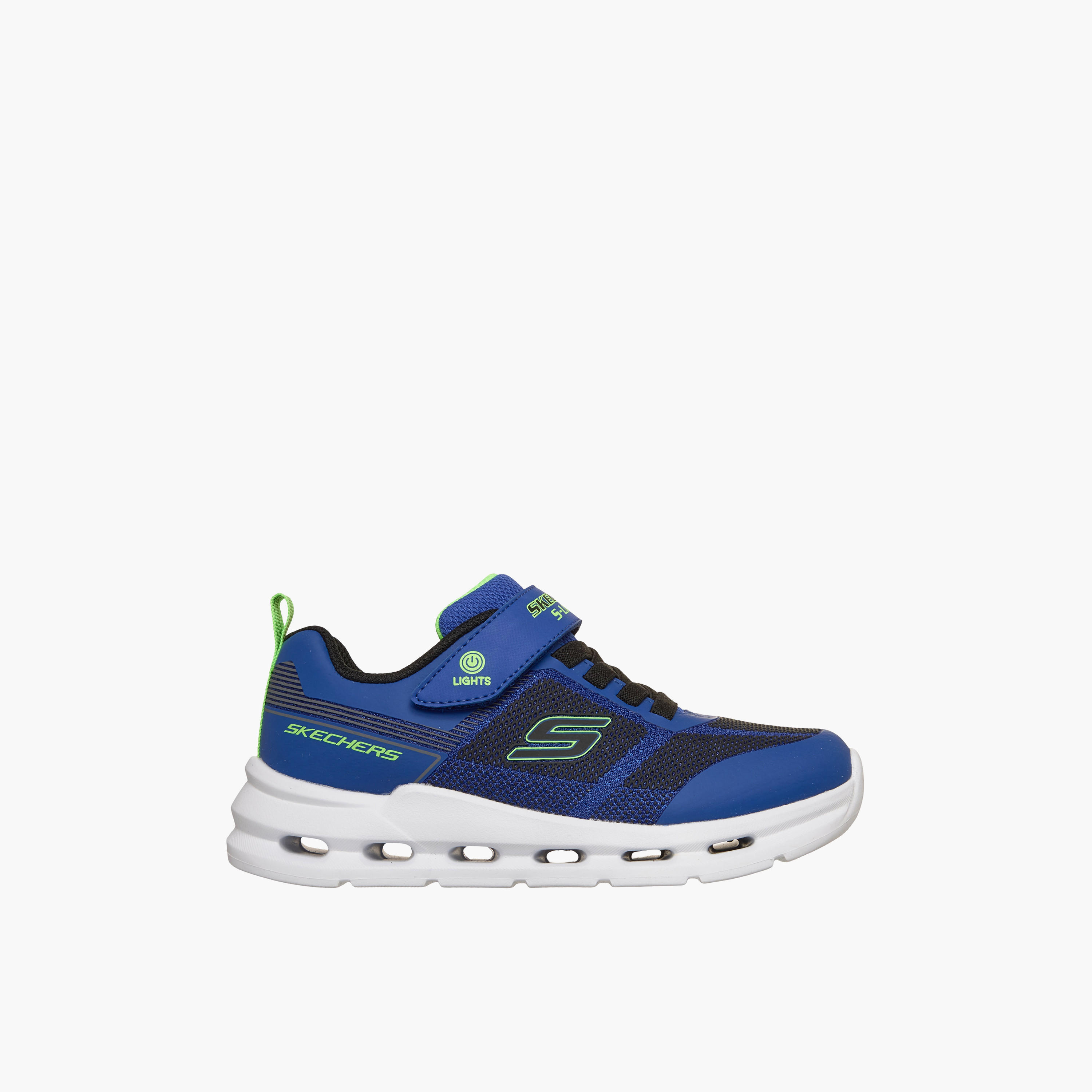 Skechers Boys GLIDE-STEP LIGHTS Hook & Loop Light-Up Ankle Sneakers-sports-boys-shoes-image-4