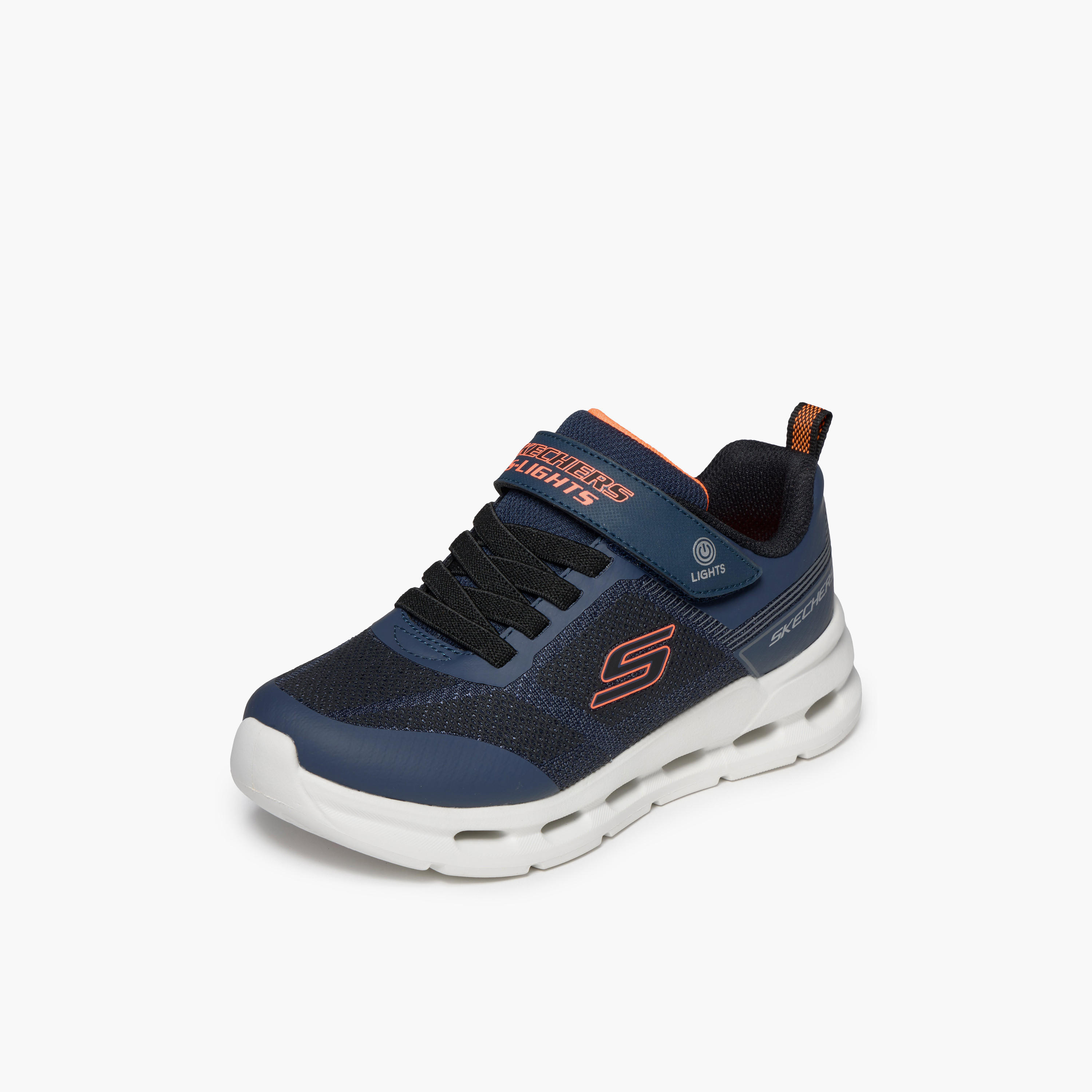 Skechers Boys GLIDE-STEP LIGHTS Hook & Loop Sneakers-sports-boys-shoes-image-4