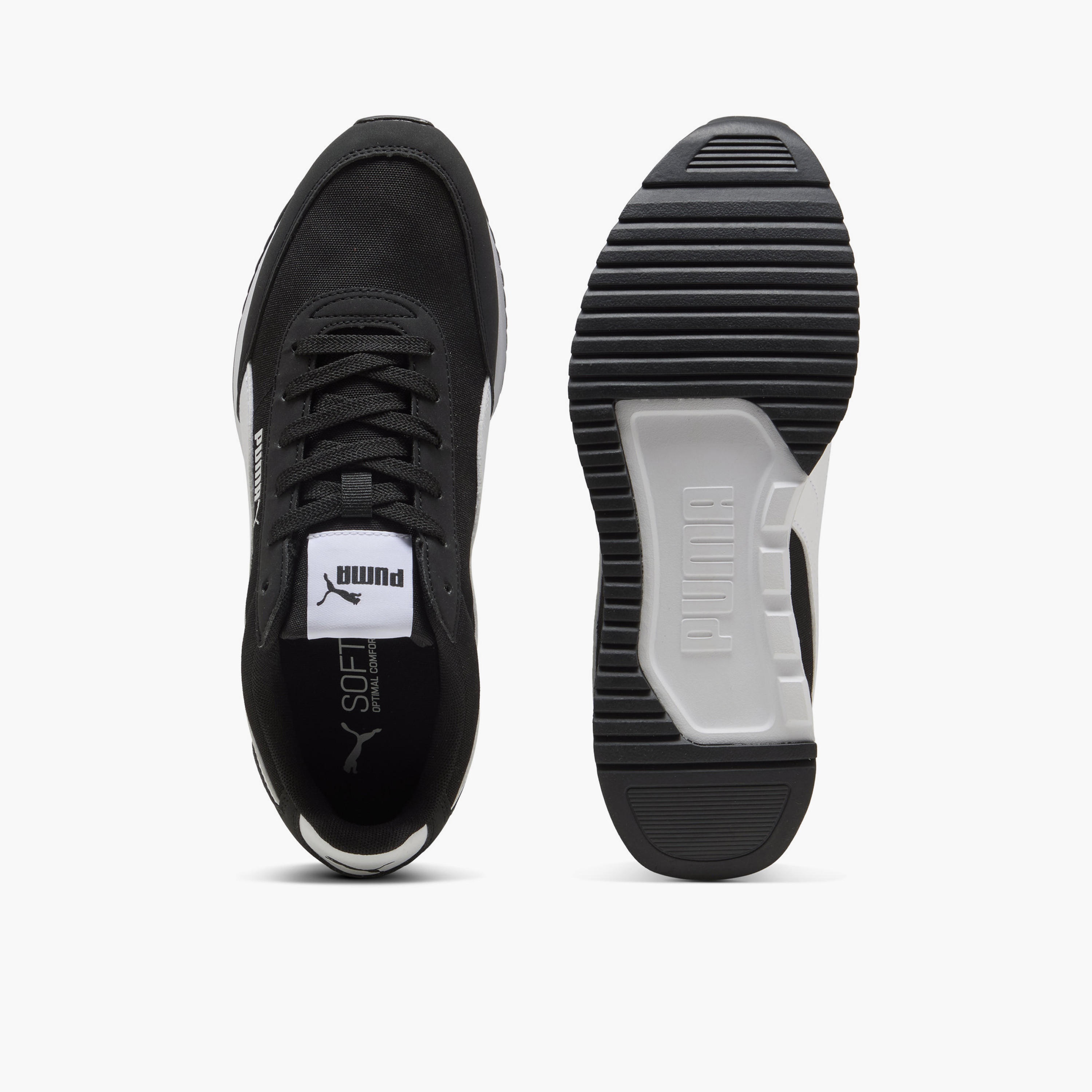 Puma Men R78 Lightwind Lace-Up Low Ankle Sneakers-sports-men-shoes-image-4
