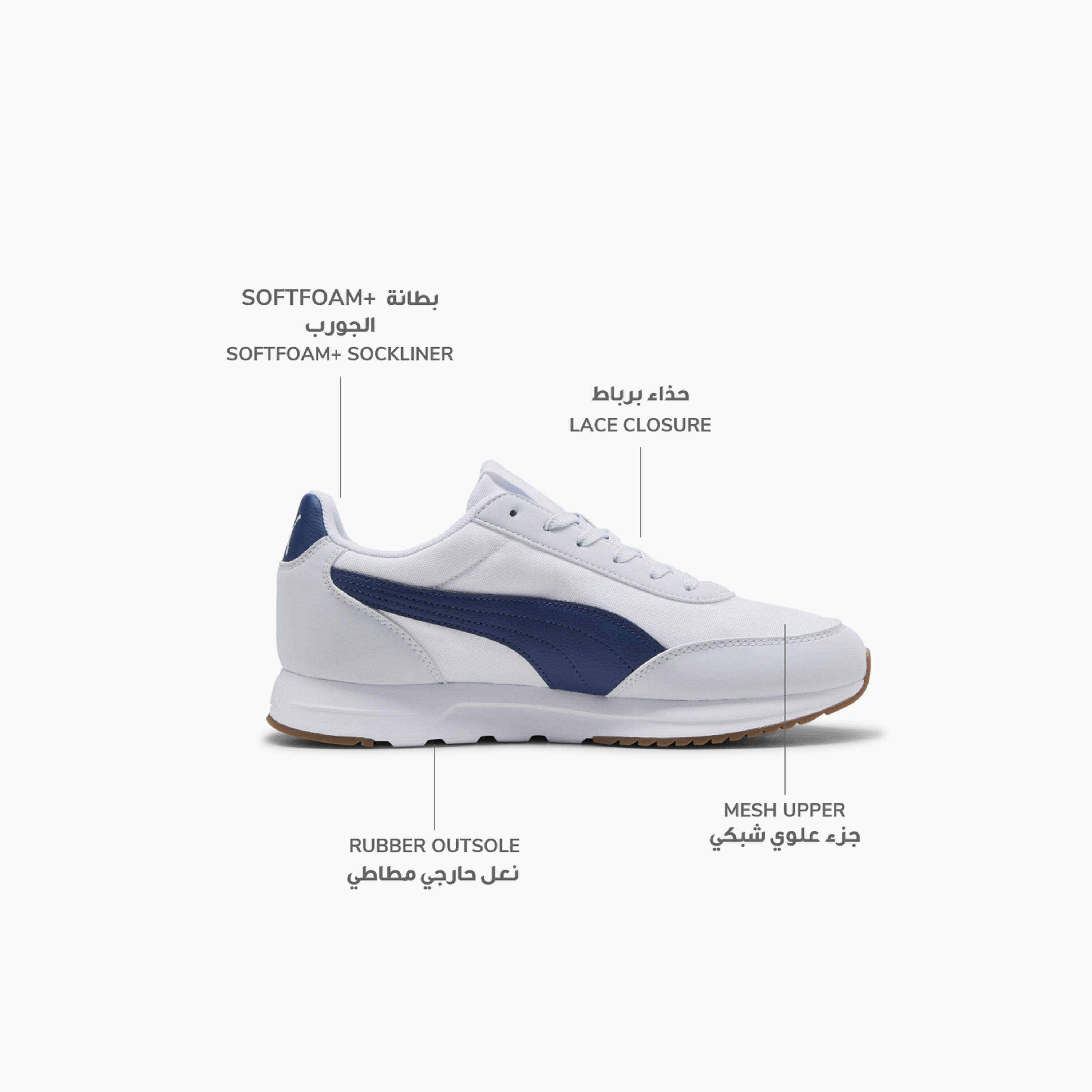 حذاء سنيكرز برباط R78 لايتويند للرجال من بوما-sports-men-shoes-image-2