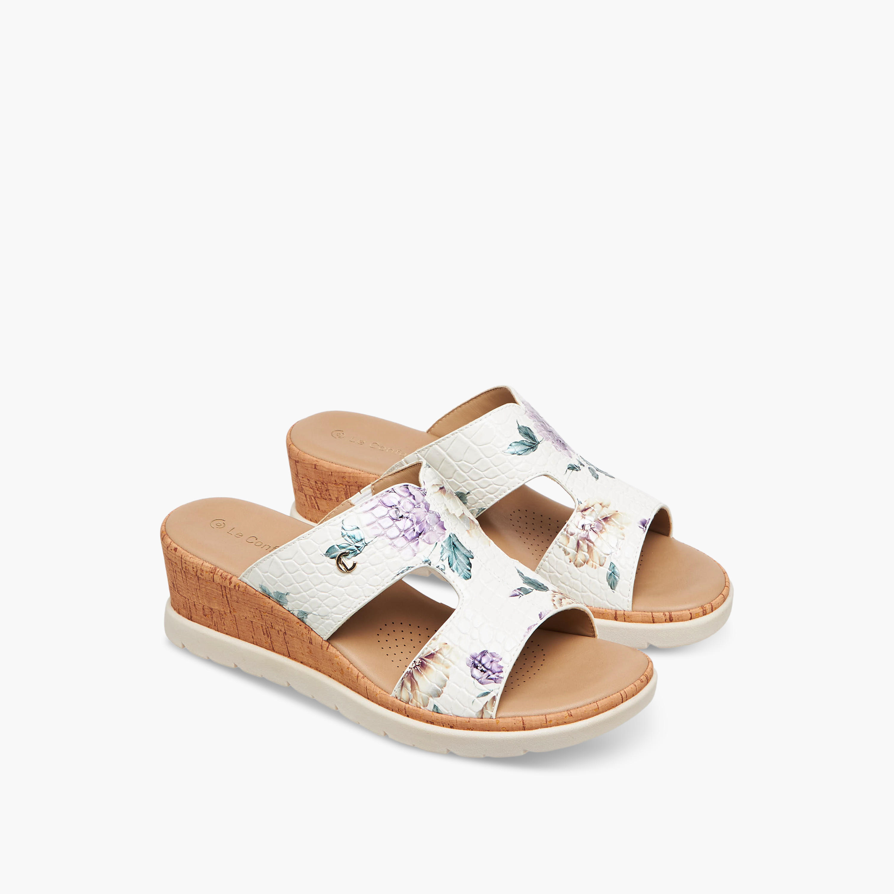 Le Confort Women Wedge Sandals-women-shoes-sandals-heeled-image-1