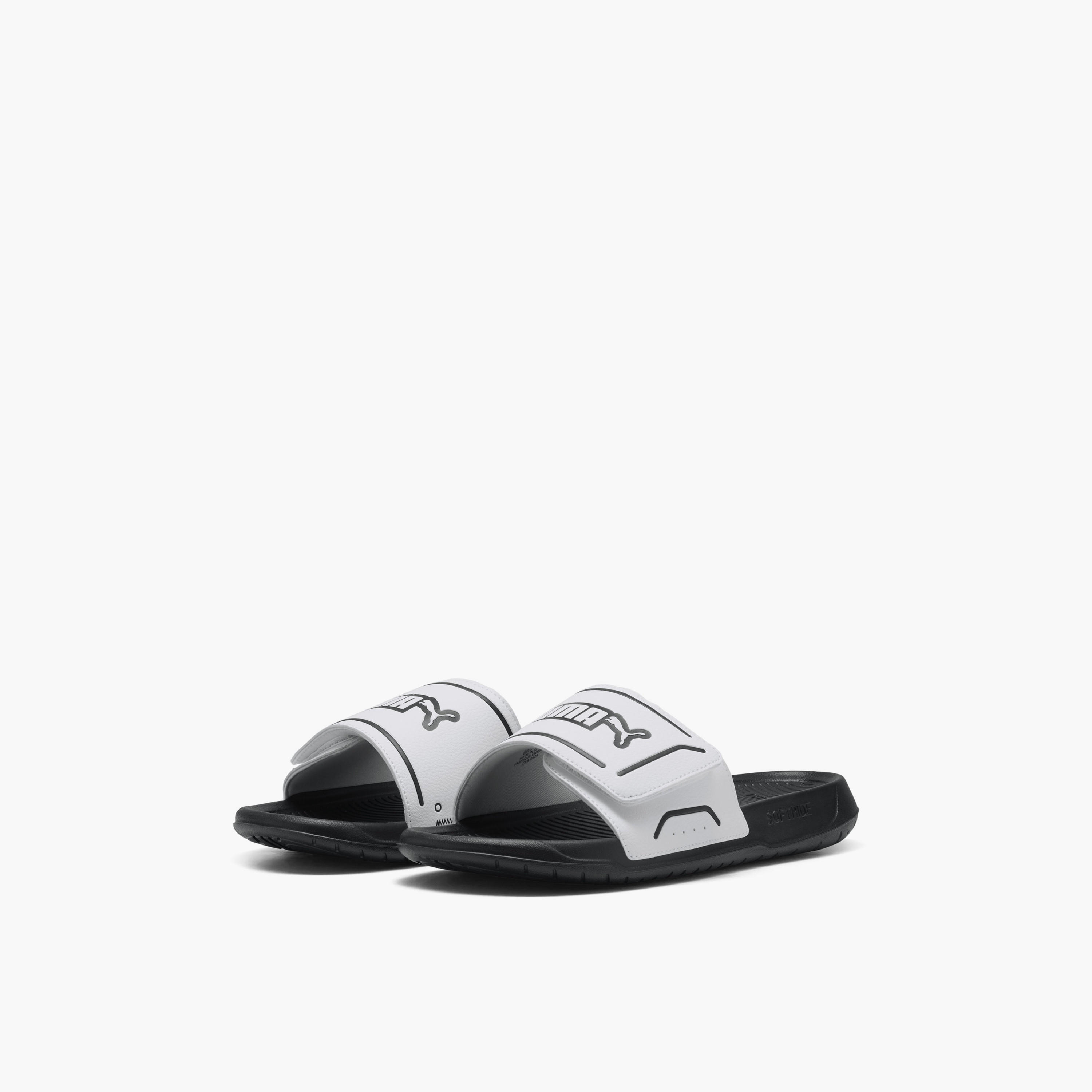 Puma Men Royalcat Comfort 2 Logo Print Slides-men-shoes-flipflopsandslides-image-1