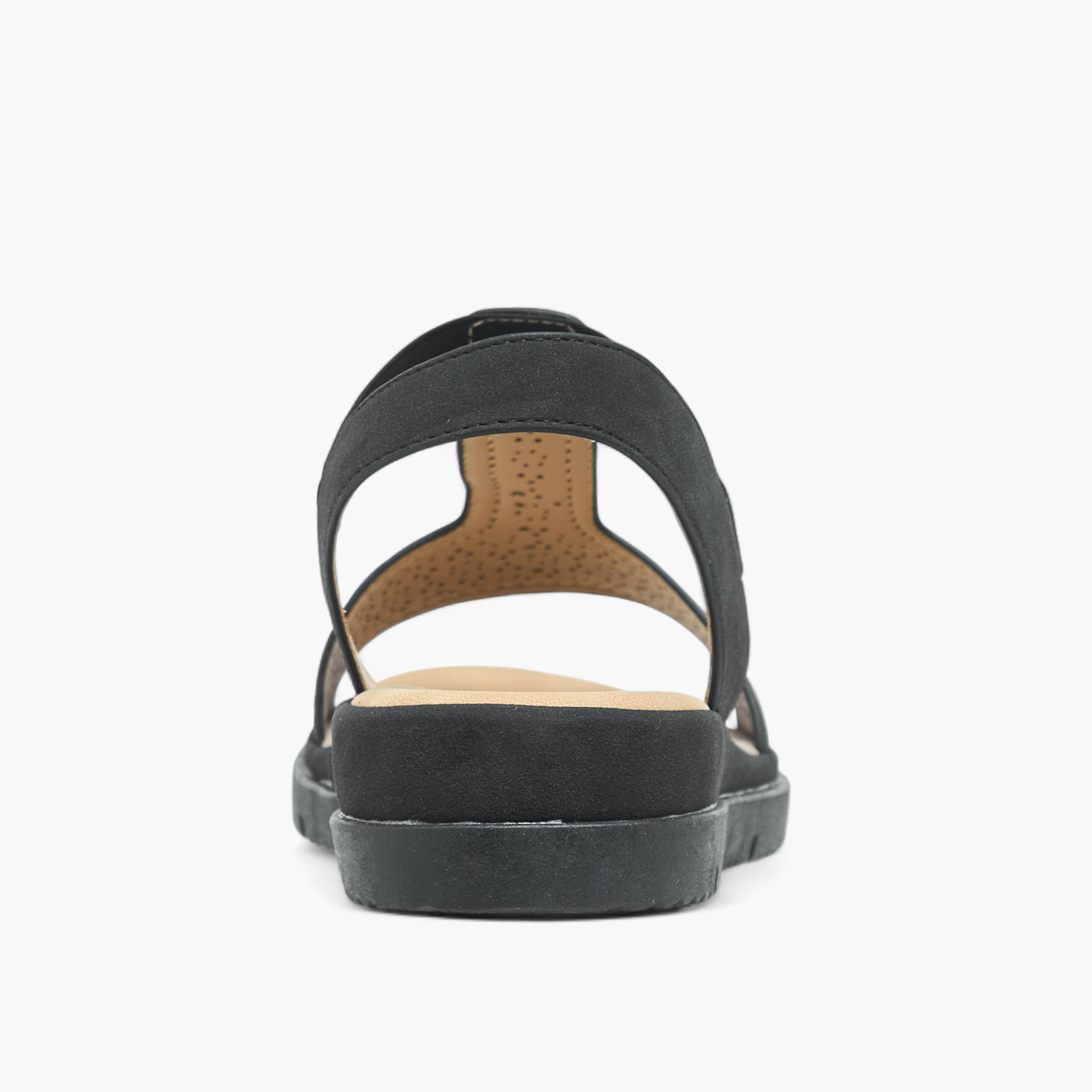 صندل بحزام خلفي وتفاصيل مفرغة من فلورا بيلا-women-shoes-sandals-heeled-image-4
