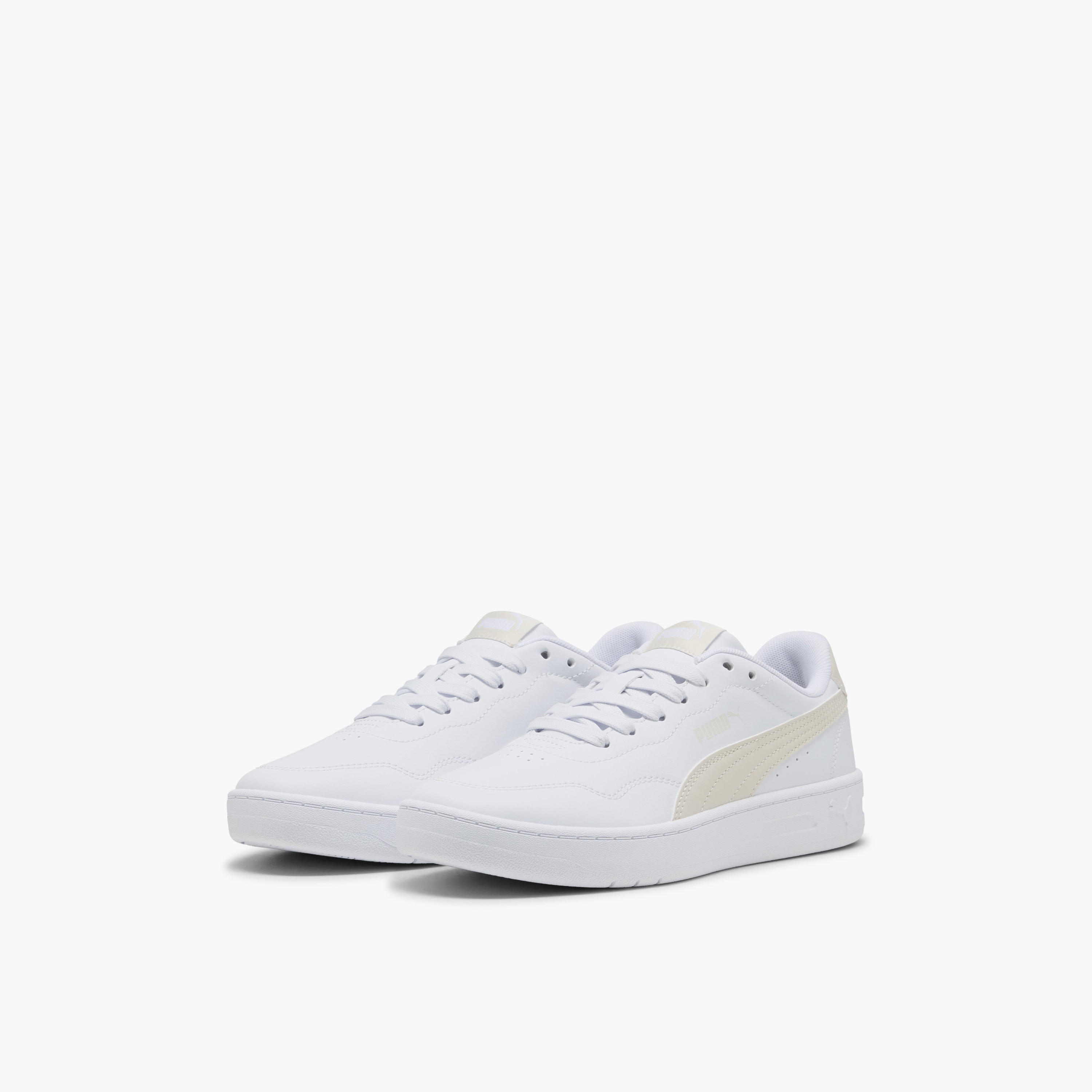 Puma Women Court Lally Lace-Up Low Ankle Sneakers-sports-women-shoes-image-1