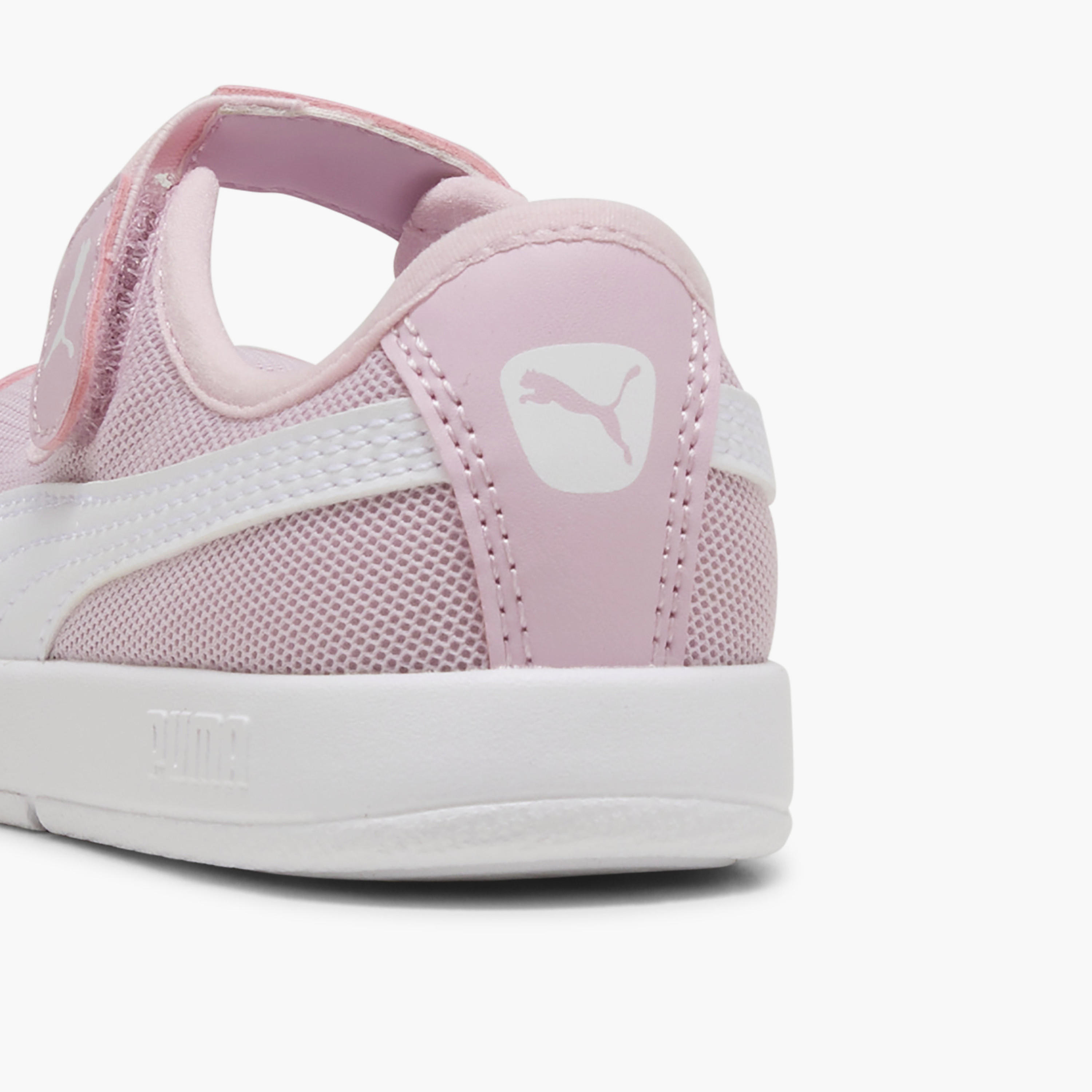 Puma Courtflex v3 Lina V Ankle Sneakers with Hook & Loop Closure-baby-girls-shoes-closedshoes-image-5
