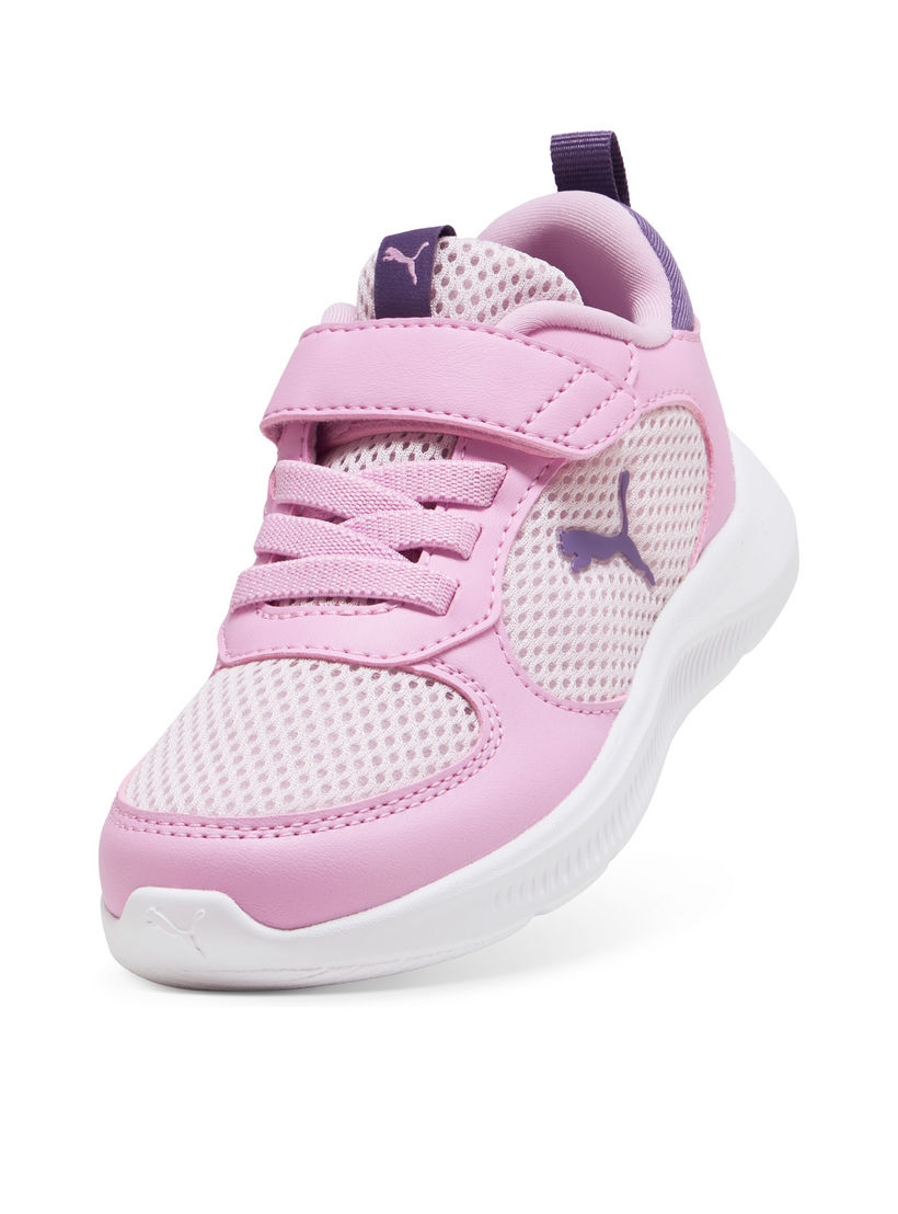 Puma Girls Fun Racer 2 AC + PS Hook & Loop Running Shoes-girls-shoes-sneakers-image-4