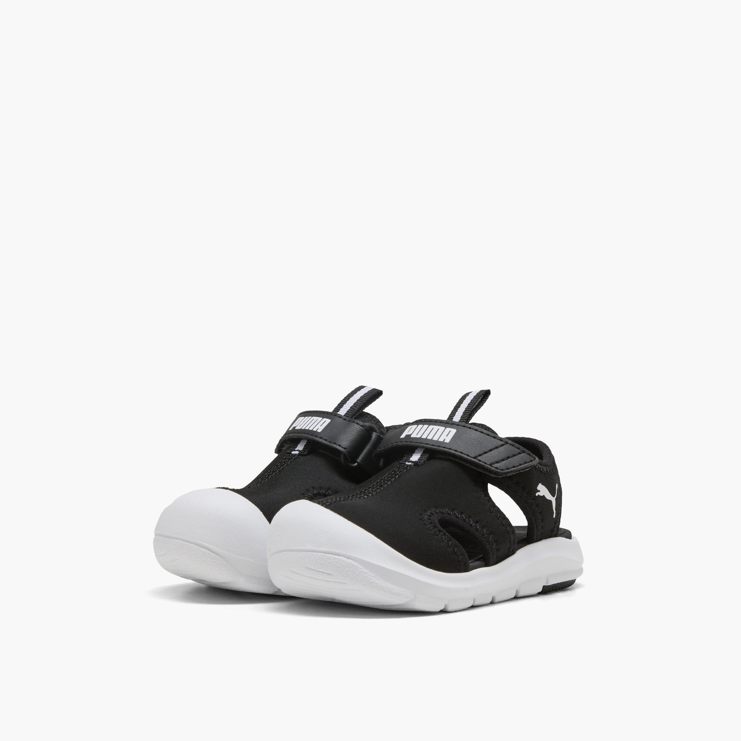 Puma Fun Racer V Sandals with Hook & Loop Closure-baby-girls-shoes-sandals-image-1