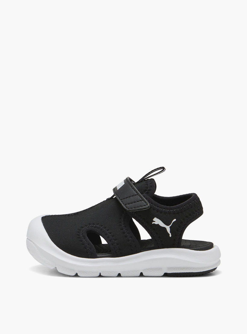 Puma Fun Racer V Sandals with Hook & Loop Closure-baby-girls-shoes-sandals-image-2