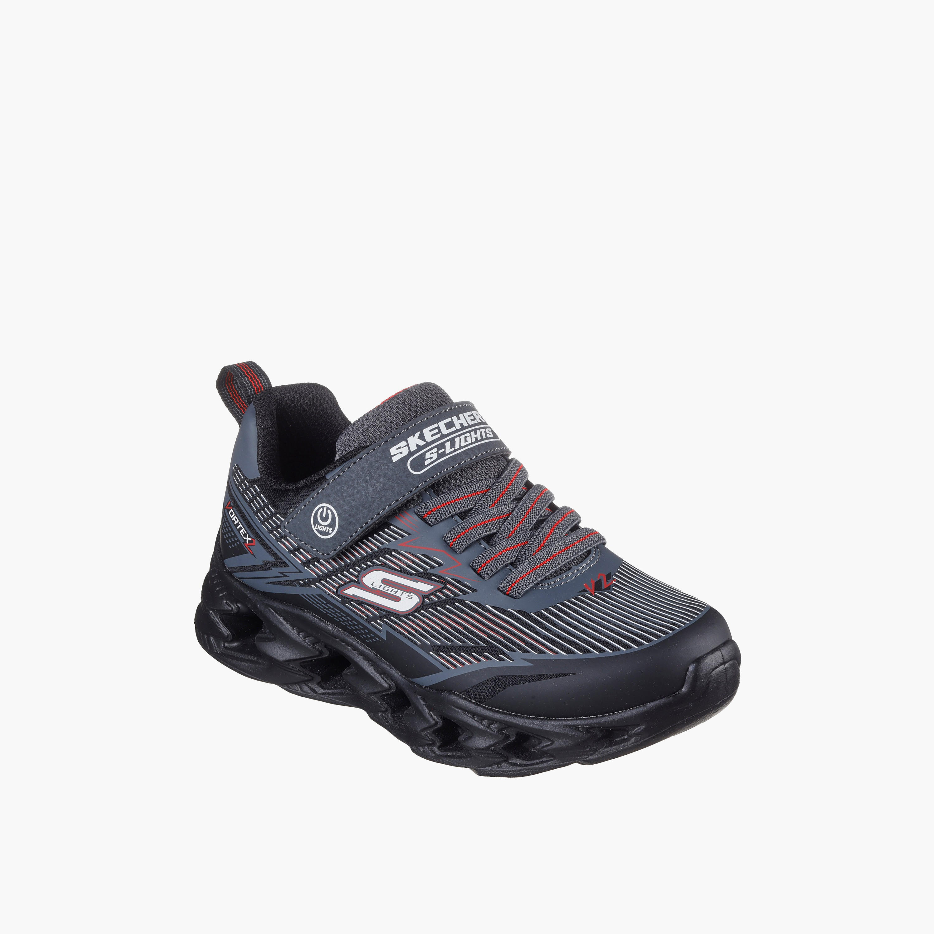 Skechers Boys Hook & Loop Light-Up Sports Shoes-sports-boys-shoes-image-1