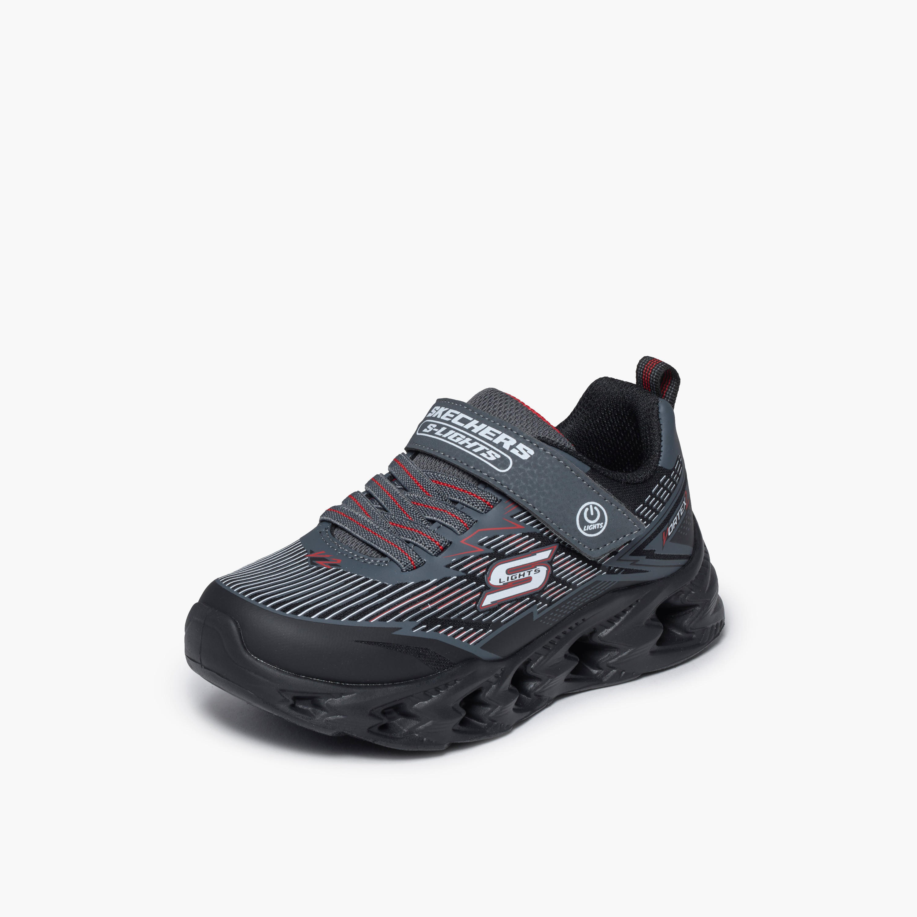 Skechers Boys Hook & Loop Light-Up Sports Shoes-sports-boys-shoes-image-4