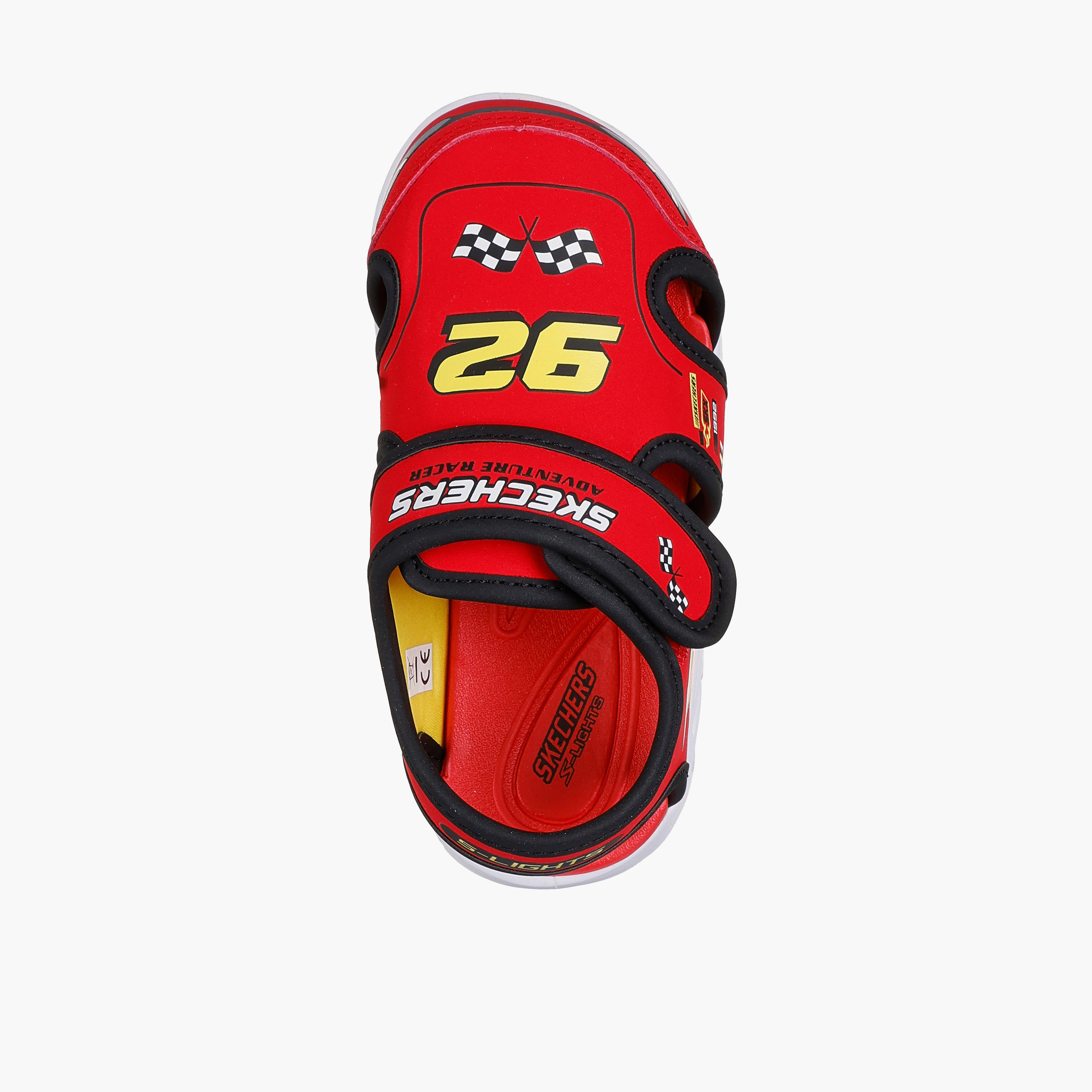 Skechers HYPNO-SPLASH Sandals with Hook & Loop Closure - 400612N-RDBK-CP-baby-boys-shoes-sandals-image-2