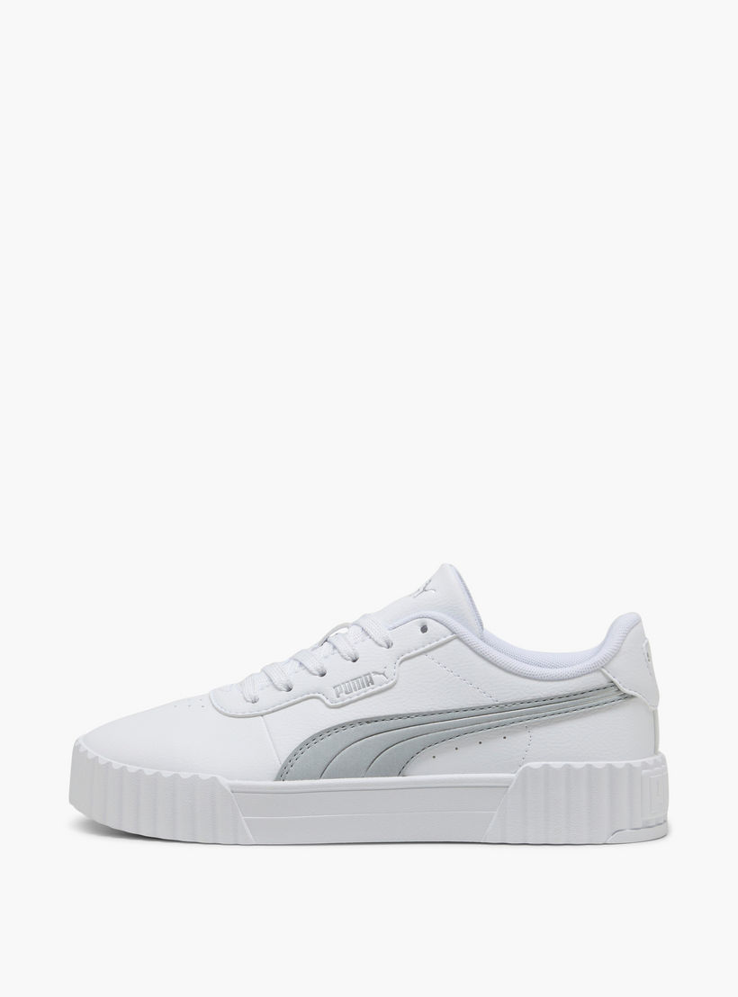 Puma Women's CARINA 3.0 AQUA METALLICS Lace-Up Sneakers - 40072201-women-shoes-sneakers-image-2