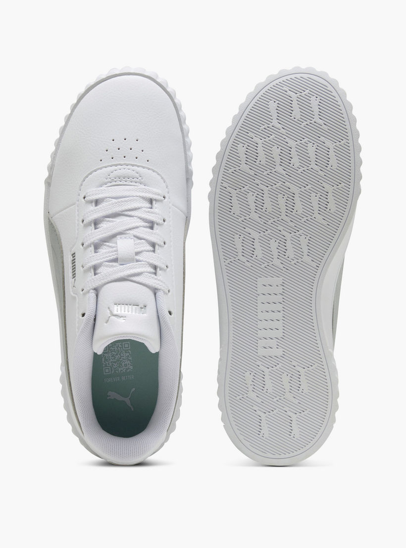 Puma Women's CARINA 3.0 AQUA METALLICS Lace-Up Sneakers - 40072201-women-shoes-sneakers-image-4