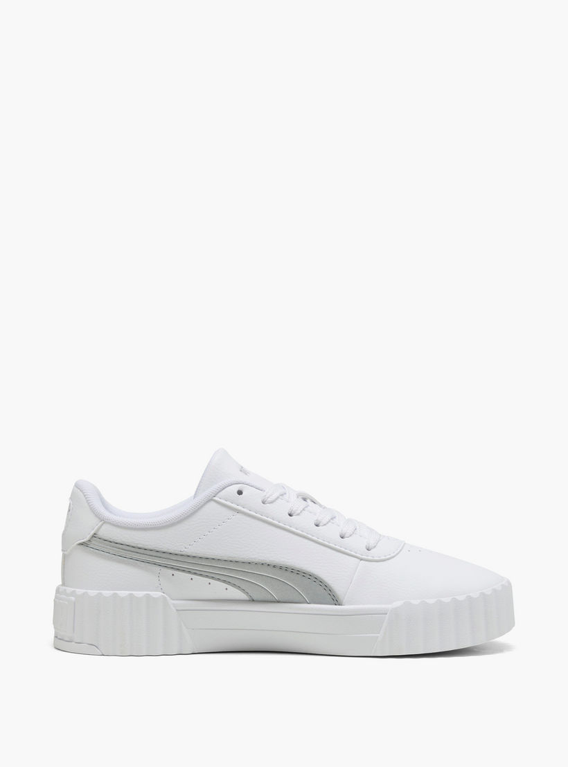 Puma Women's CARINA 3.0 AQUA METALLICS Lace-Up Sneakers - 40072201-women-shoes-sneakers-image-5