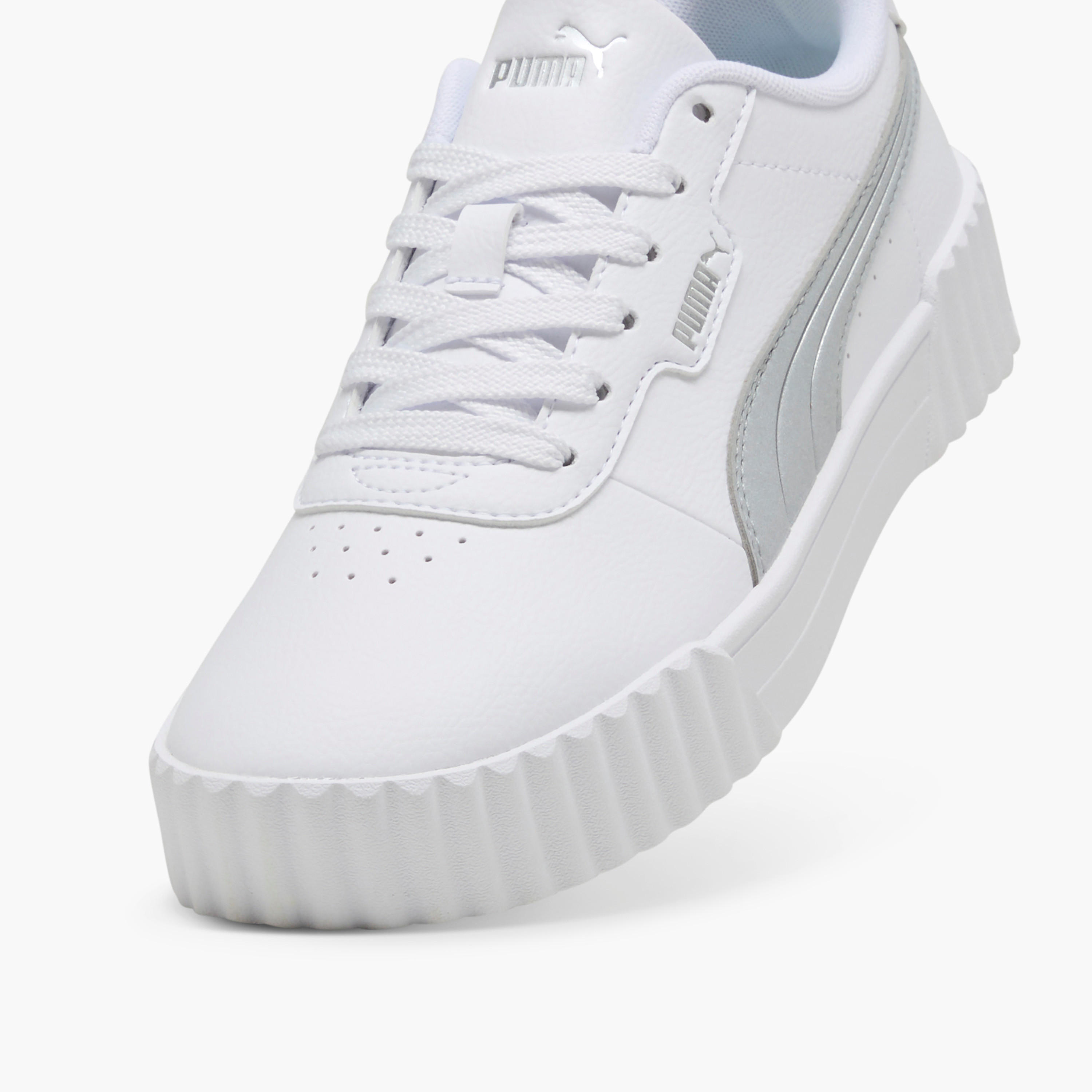 Puma Women's CARINA 3.0 AQUA METALLICS Lace-Up Sneakers - 40072201-women-shoes-sneakers-image-6