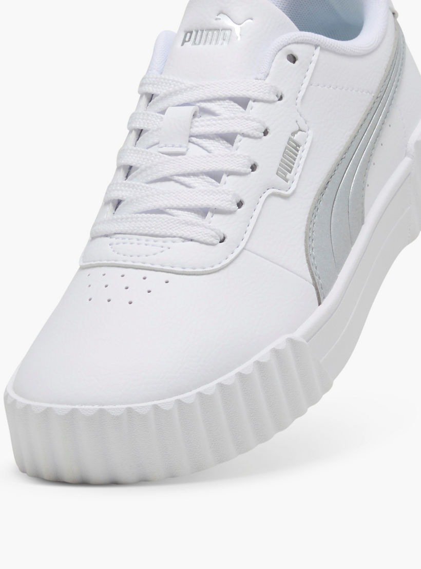 Puma Women's CARINA 3.0 AQUA METALLICS Lace-Up Sneakers - 40072201-women-shoes-sneakers-image-6
