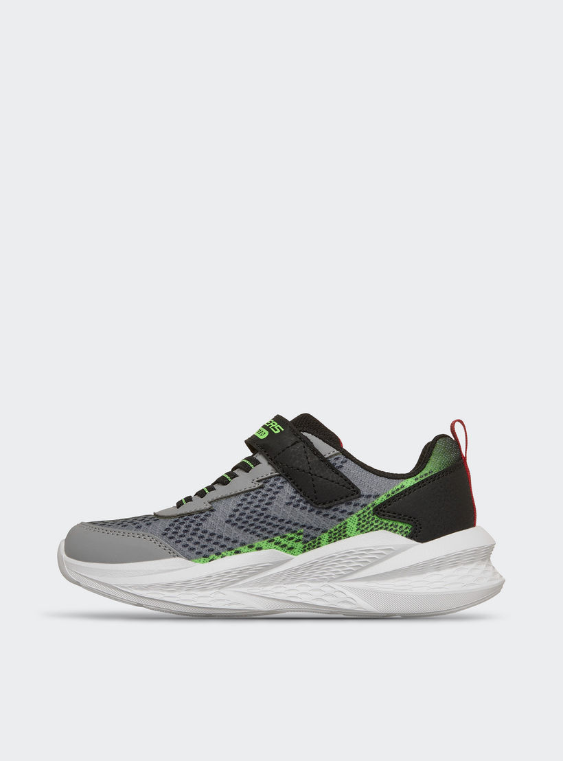 Skechers Boys Meteor-Lights 2.0 Hook & Loop Ankle Sneakers-boys-shoes-sneakers-image-5