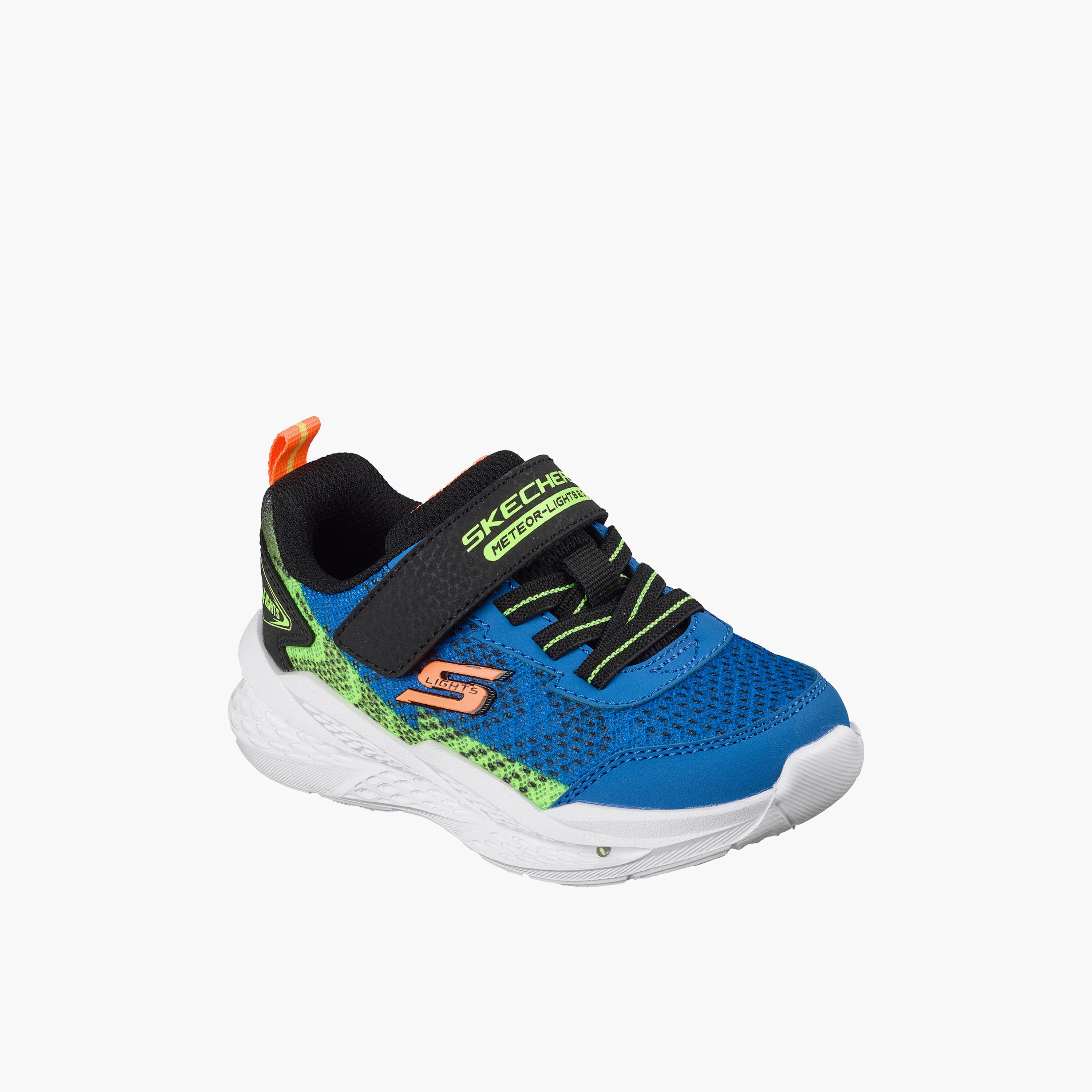 Skechers Boys METEOR-LIGHTS 2.0 Hook & Loop Light-Up Ankle Sneakers-sports-boys-shoes-image-1