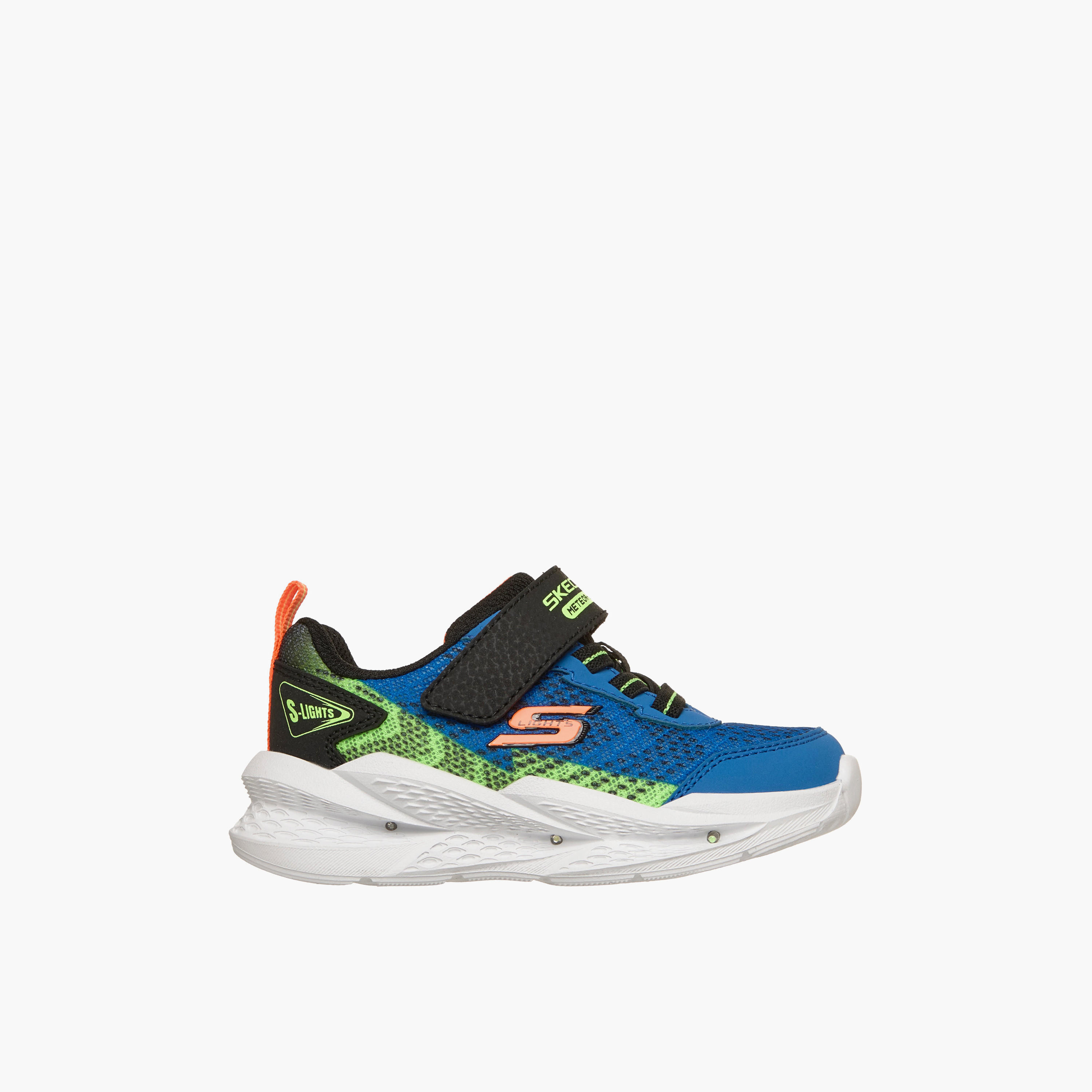 Skechers Boys METEOR-LIGHTS 2.0 Hook & Loop Light-Up Ankle Sneakers-sports-boys-shoes-image-3