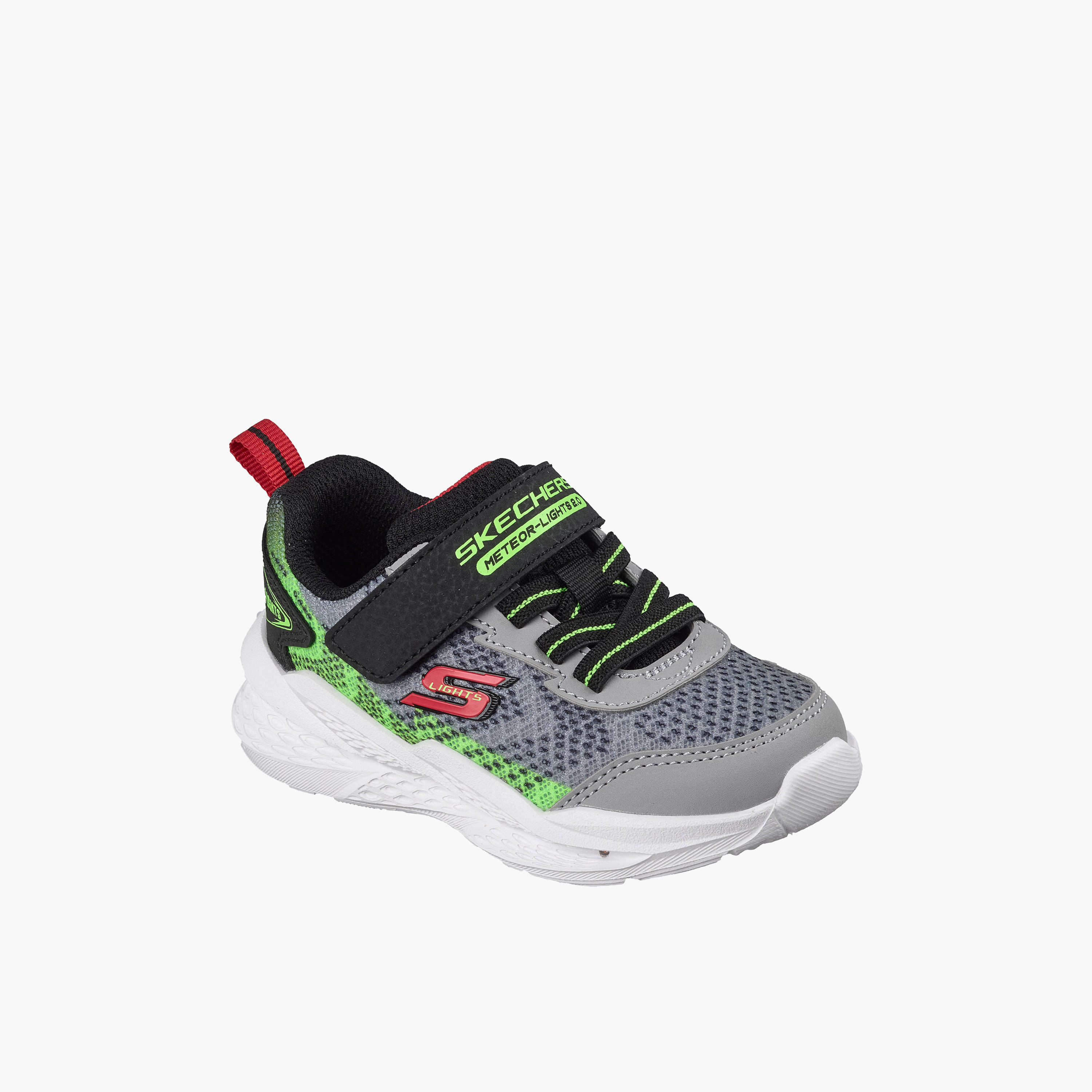 Skechers Boys METEOR-LIGHTS 2.0 Hook & Loop Light-Up Ankle Sneakers-sports-boys-shoes-image-1