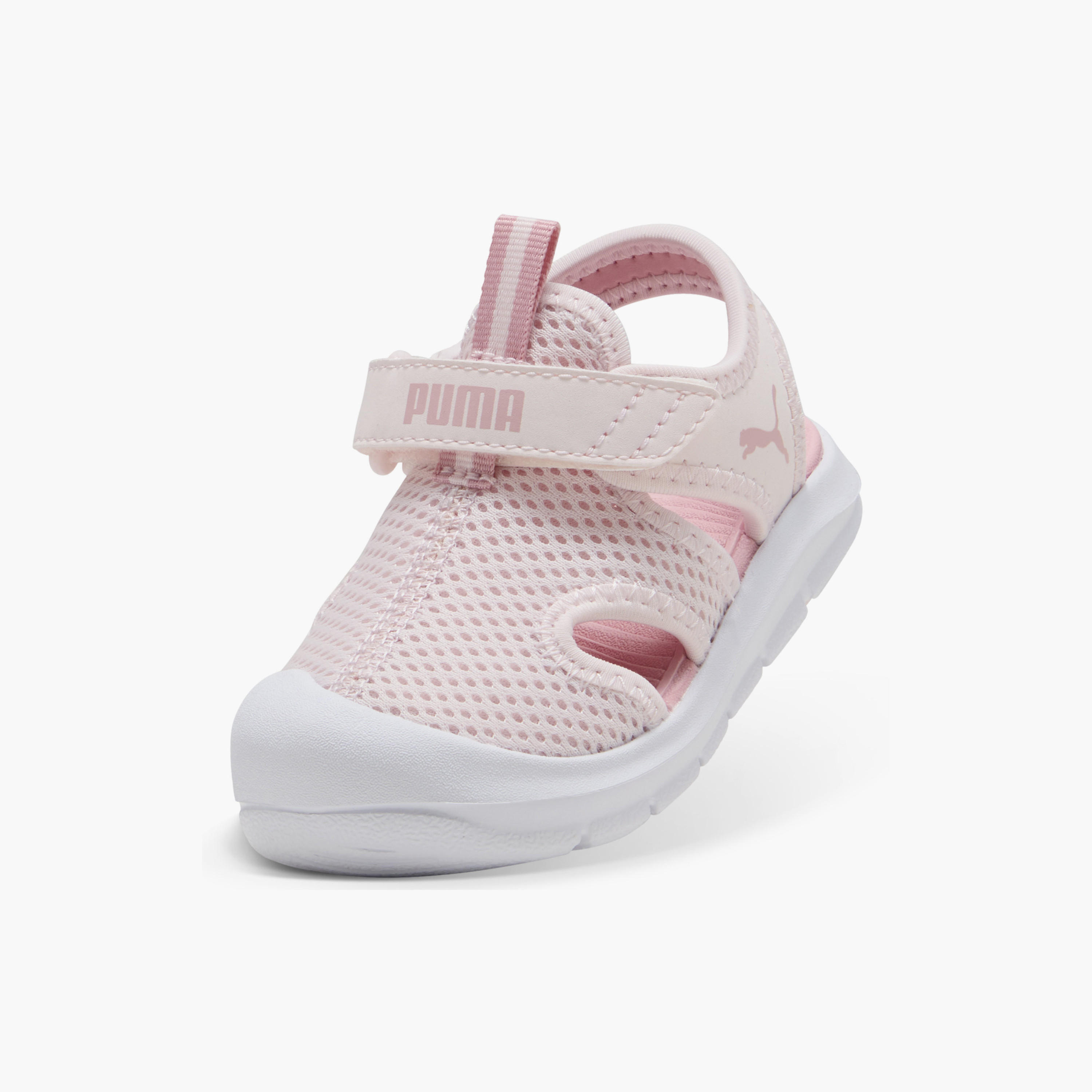 Puma Fun Racer Mesh V Strap Sandals with Hook & Loop Closure-baby-girls-shoes-sandals-image-2