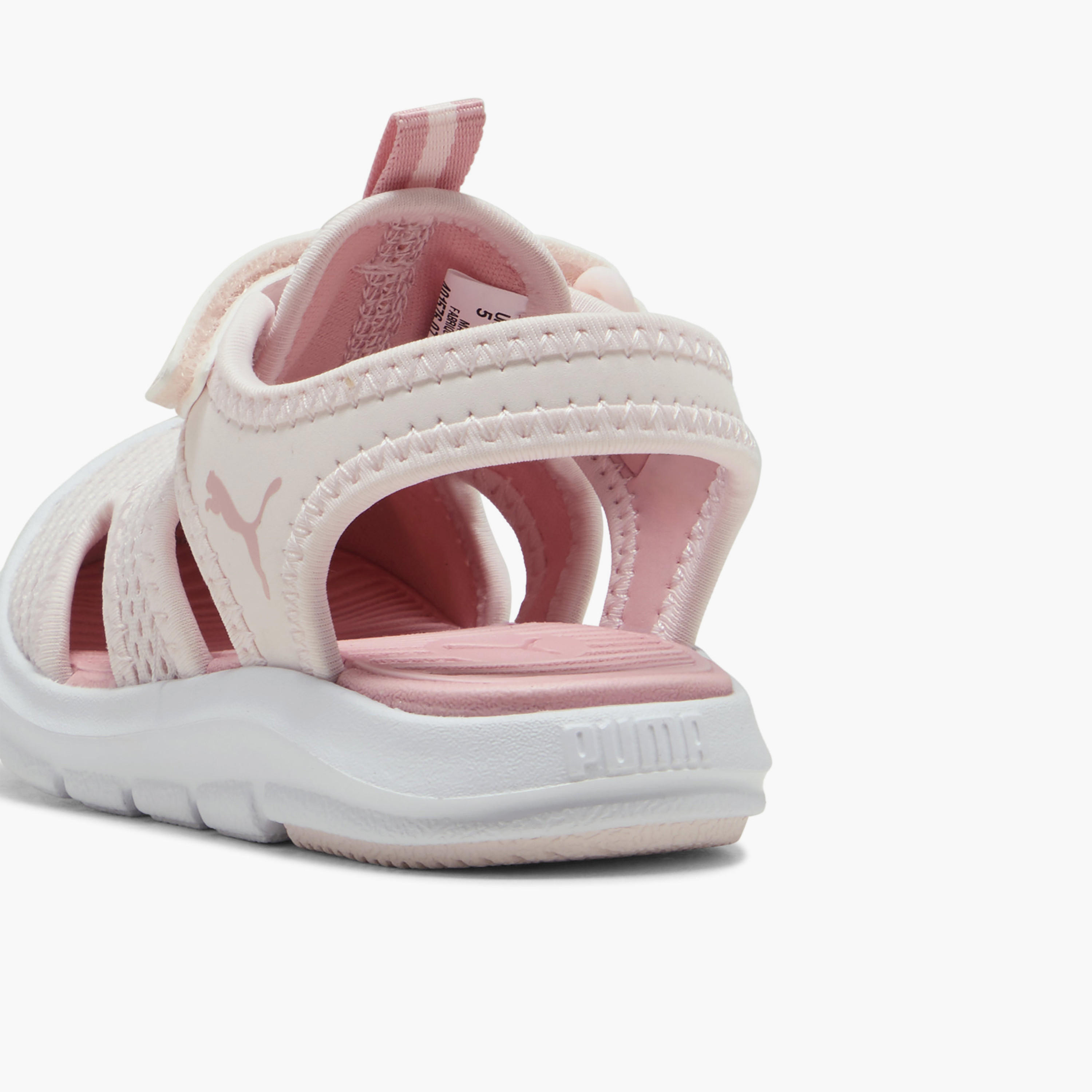 Puma Fun Racer Mesh V Strap Sandals with Hook & Loop Closure-baby-girls-shoes-sandals-image-5