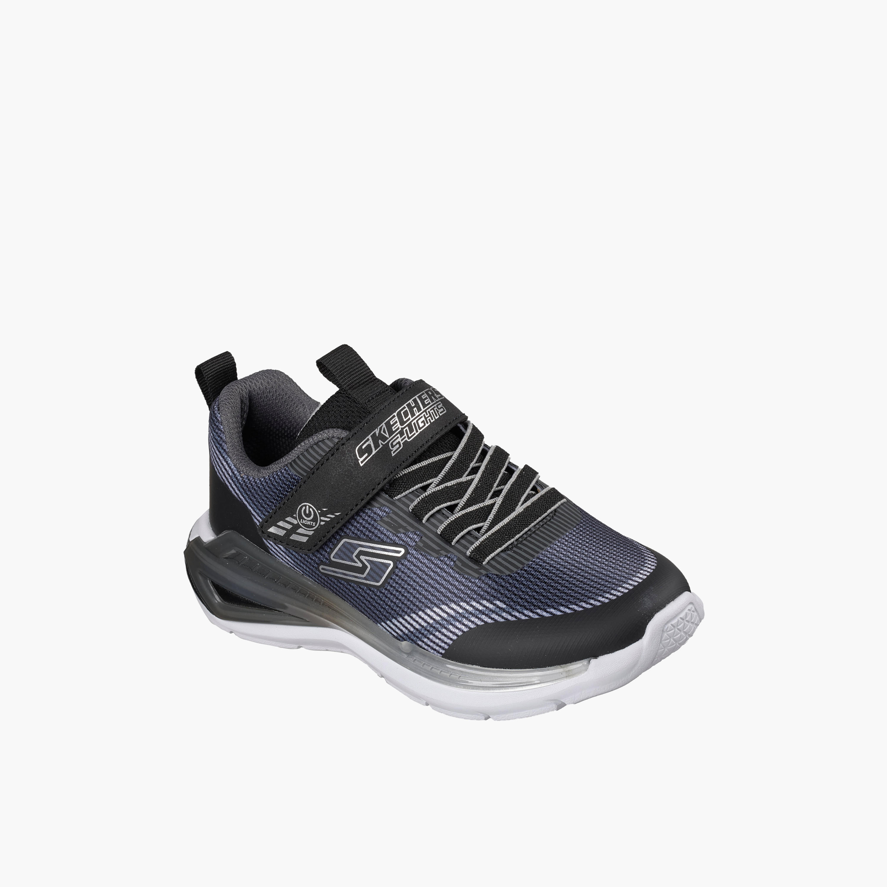 Skechers Boys TRI-NAMICS 2.0 Hook & Loop Sneakers - 401661L-BKSL-CP-sports-boys-shoes-image-1