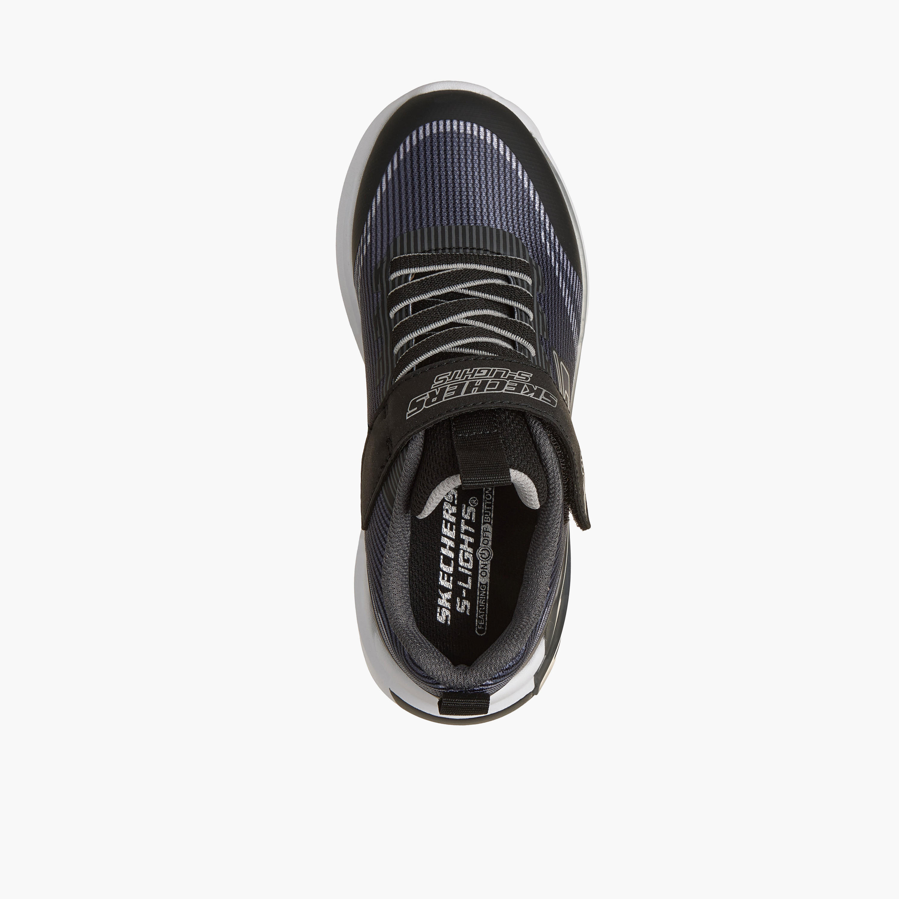 Skechers Boys TRI-NAMICS 2.0 Hook & Loop Sneakers - 401661L-BKSL-CP-sports-boys-shoes-image-3