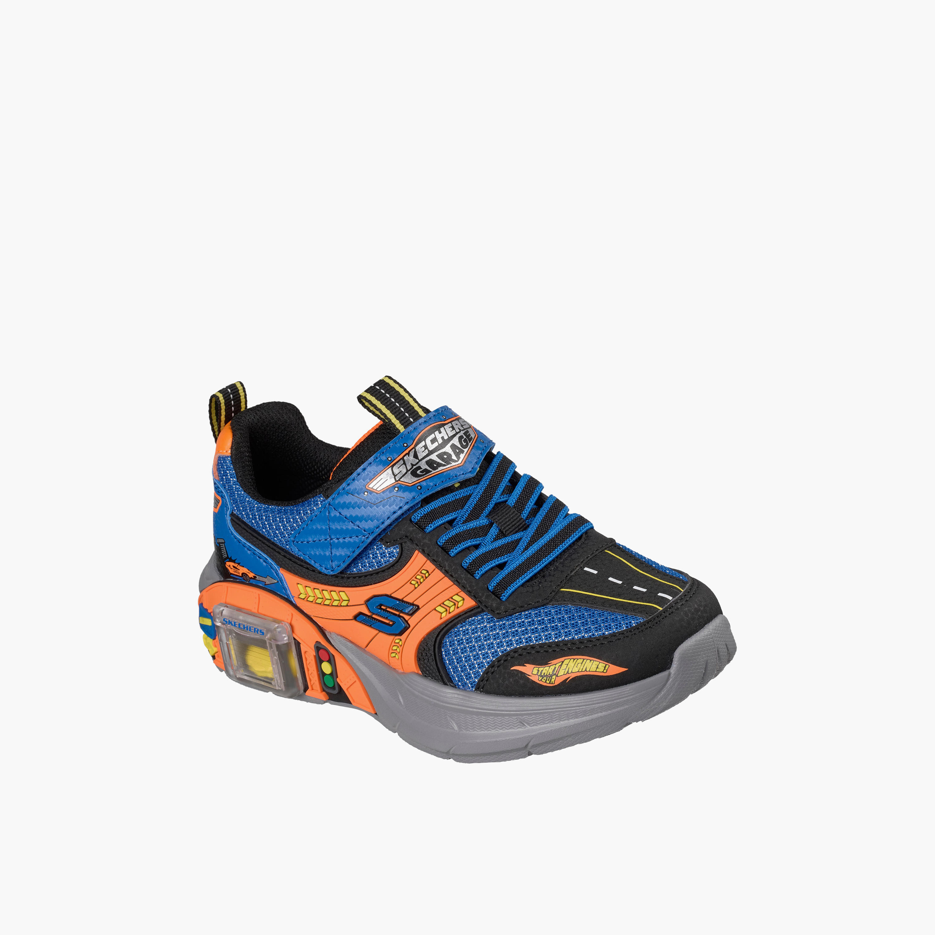 حذاء سنيكرز بشريط لاصق للأولاد جراج سكيتشرز-sports-boys-shoes-image-1