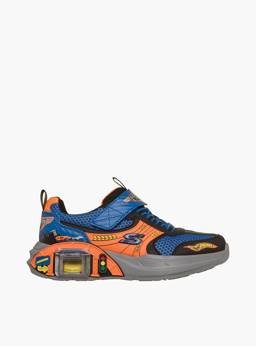 حذاء سنيكرز بشريط لاصق للأولاد جراج سكيتشرز-sports-boys-shoes-image-4