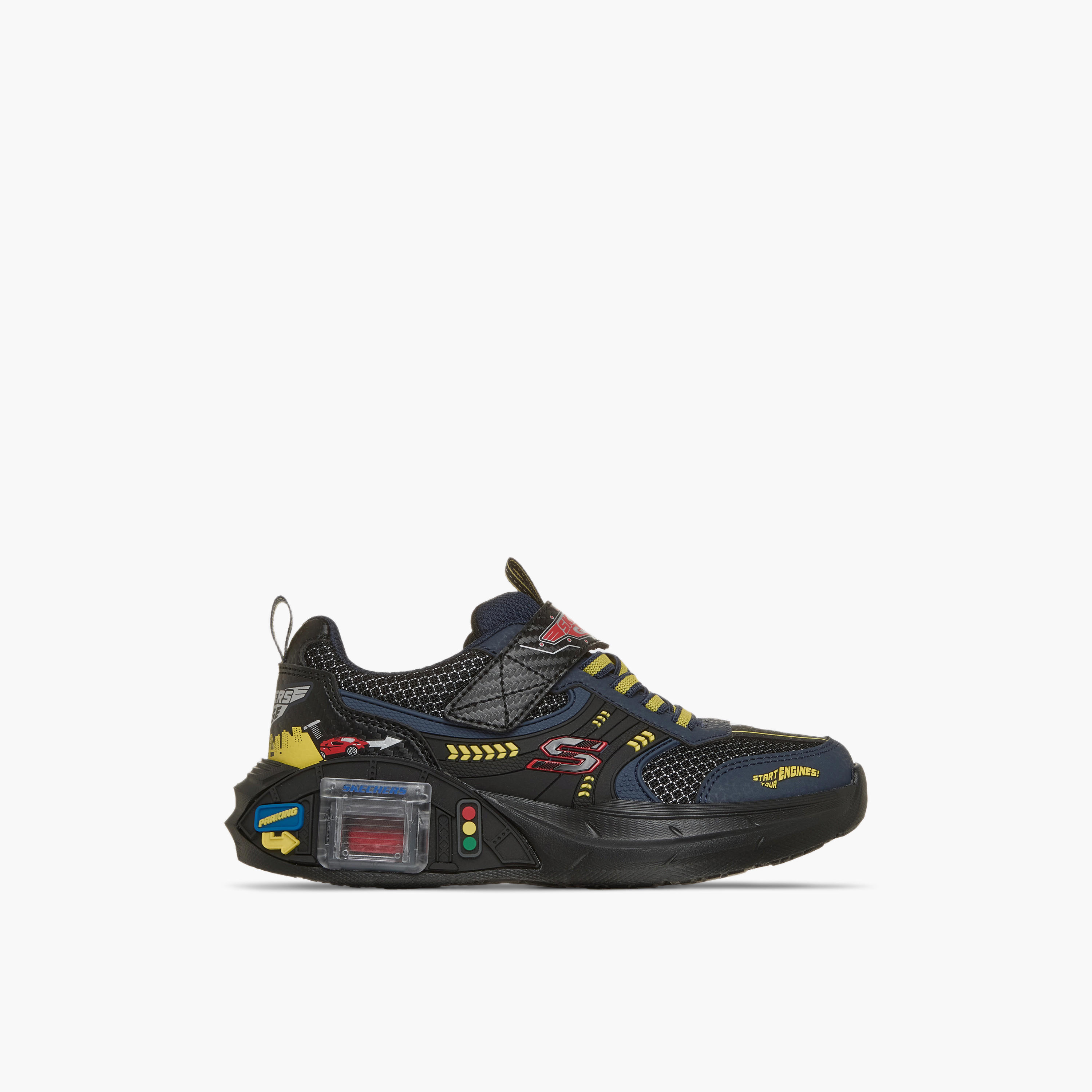 حذاء سنيكرز طول الكاحل بشريط إغلاق جراج للأولاد من سكيتشرز-boys-shoes-sneakers-image-2