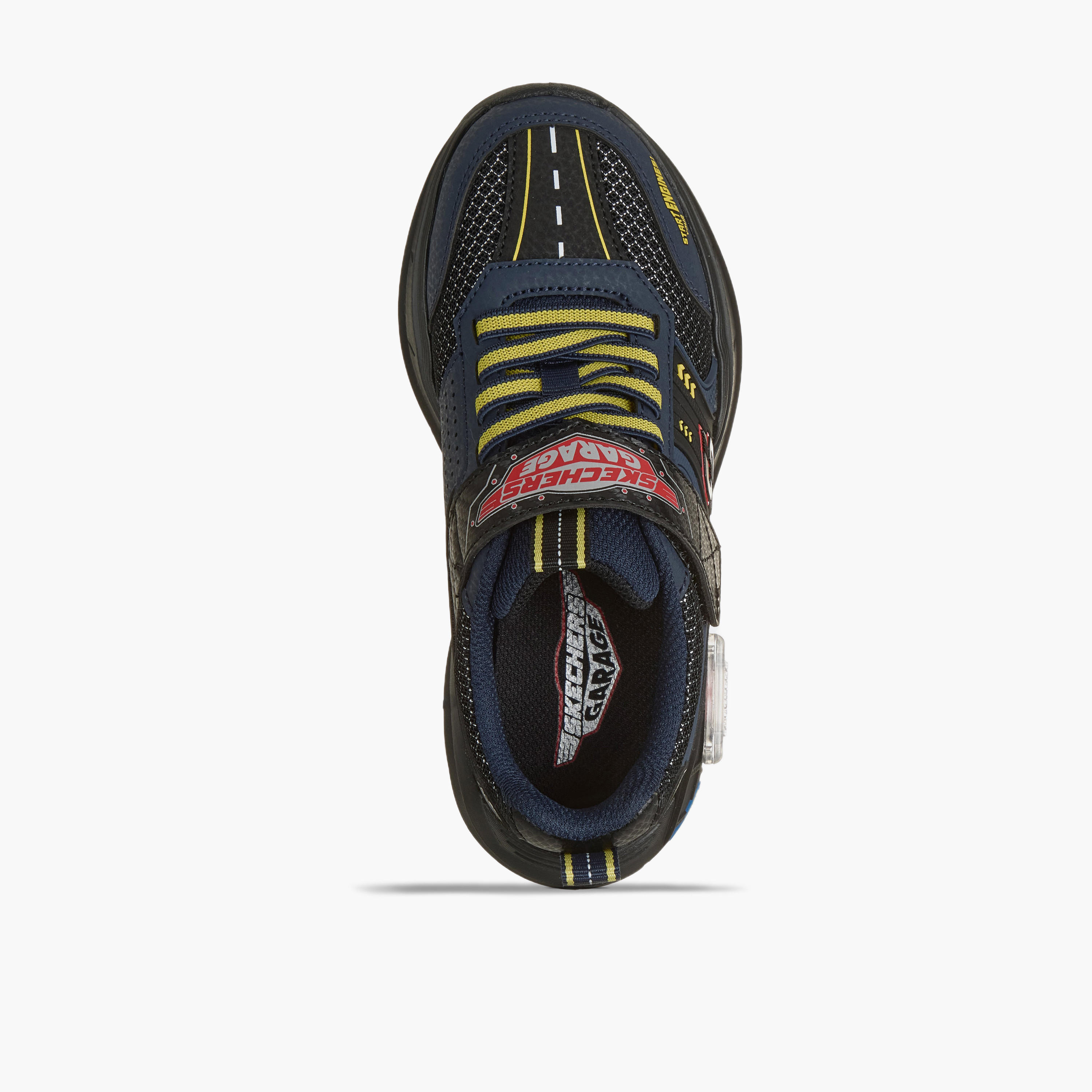 حذاء سنيكرز طول الكاحل بشريط إغلاق جراج للأولاد من سكيتشرز-boys-shoes-sneakers-image-3