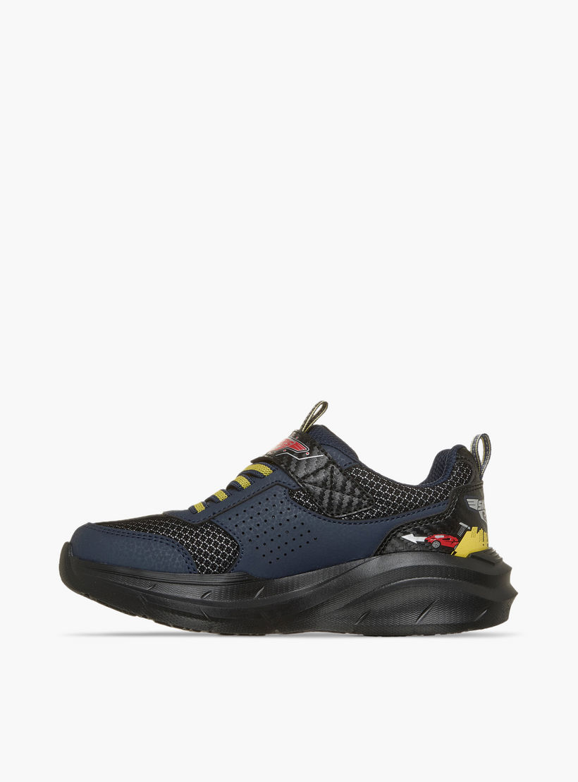 حذاء سنيكرز طول الكاحل بشريط إغلاق جراج للأولاد من سكيتشرز-boys-shoes-sneakers-image-4
