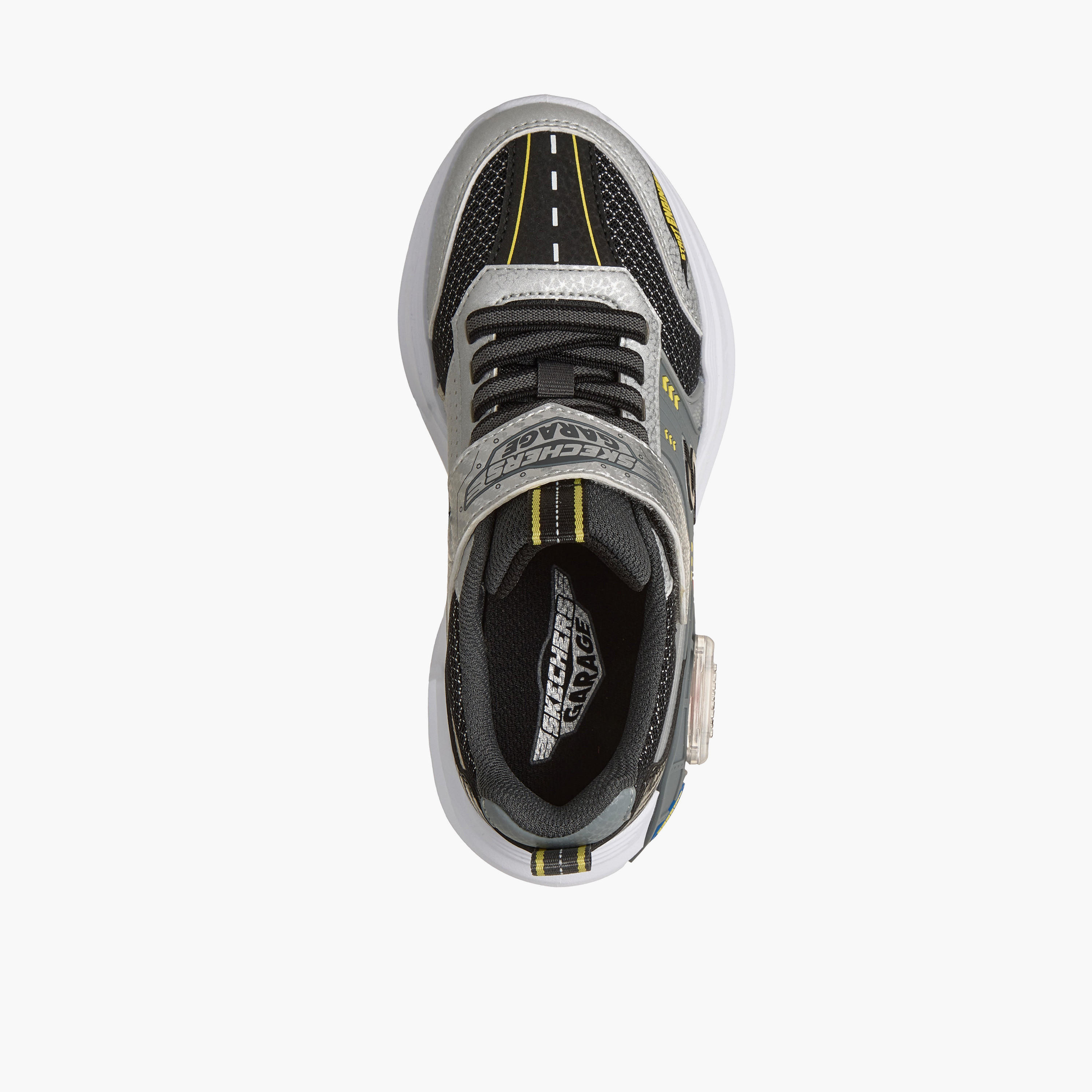 حذاء سنيكرز بشريط لاصق للأولاد جراج سكيتشرز-sports-boys-shoes-image-3