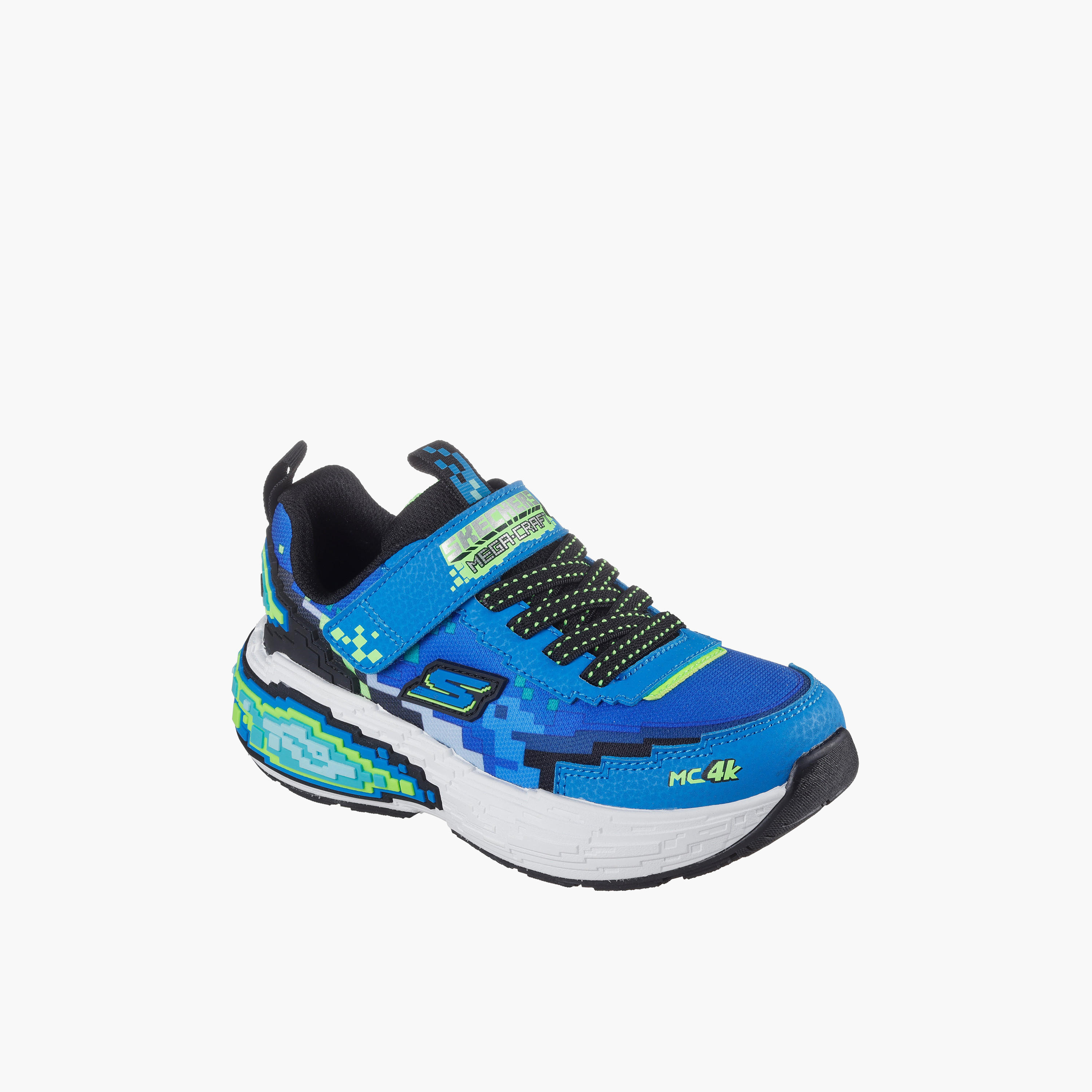حذاء سنيكرز بشريط إغلاق لاصق ميجا كرافت فور كيه للأولاد من سكيتشرز-sports-boys-shoes-image-1