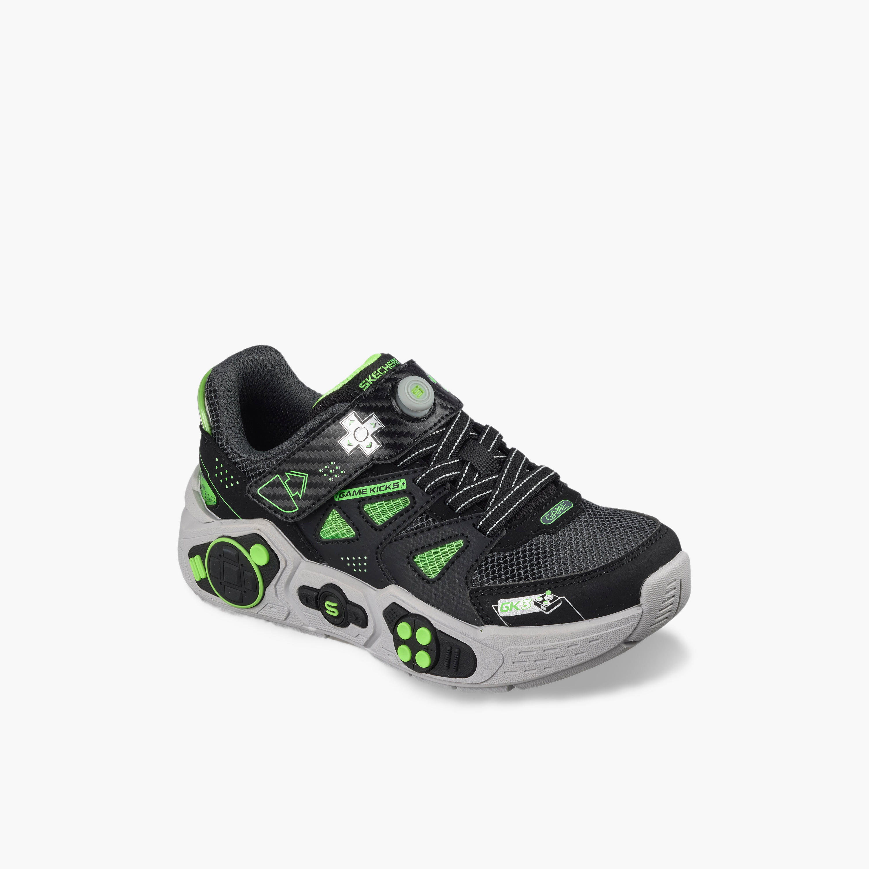 Skechers Boys Gametronix 3.0 Hook & Loop Ankle Sneakers-boys-shoes-sneakers-image-1