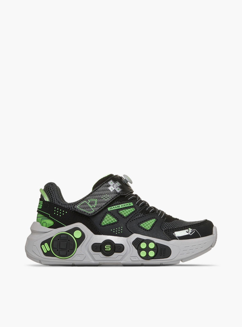 Skechers Boys Gametronix 3.0 Hook & Loop Ankle Sneakers-boys-shoes-sneakers-image-2