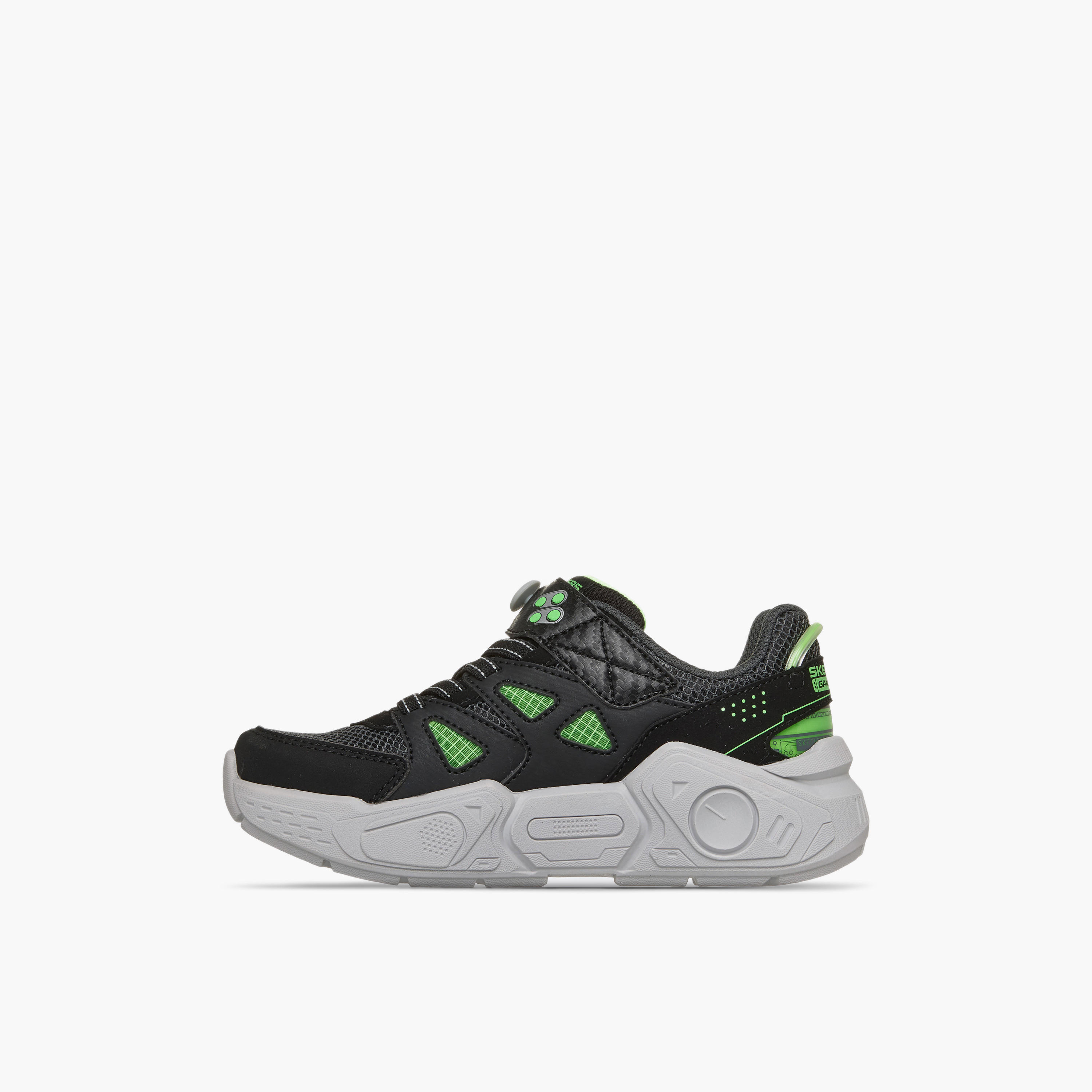 Skechers Boys Gametronix 3.0 Hook & Loop Ankle Sneakers-boys-shoes-sneakers-image-4