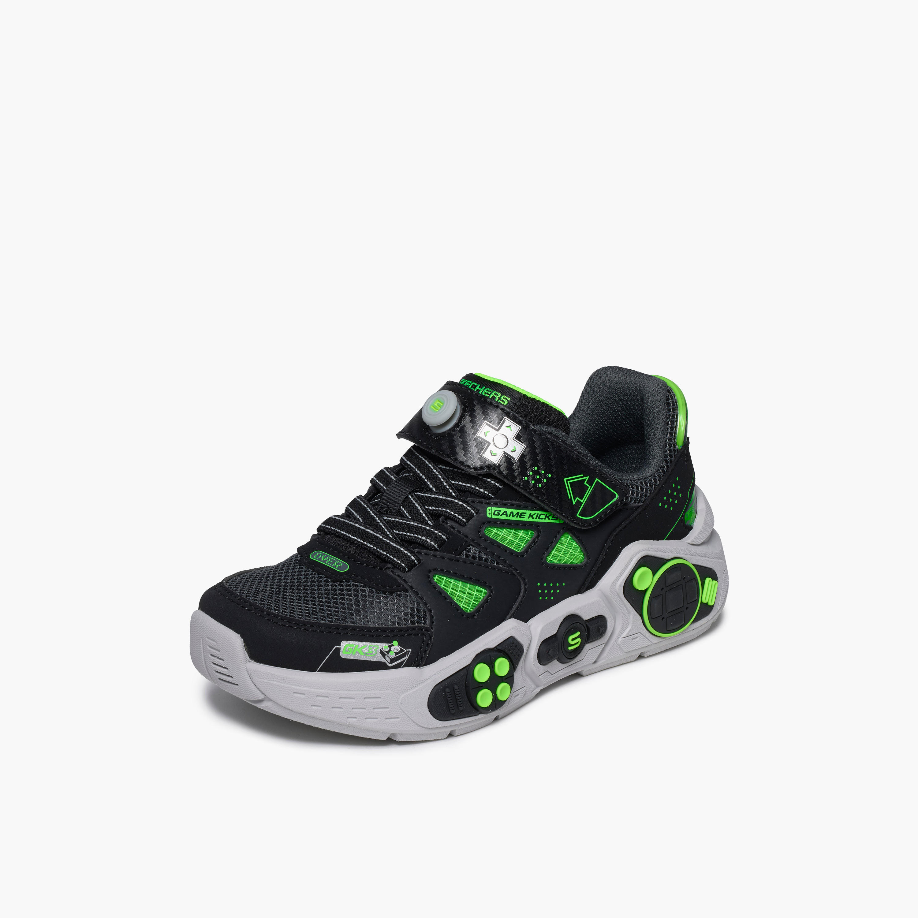 Skechers Boys Gametronix 3.0 Hook & Loop Ankle Sneakers-boys-shoes-sneakers-image-5