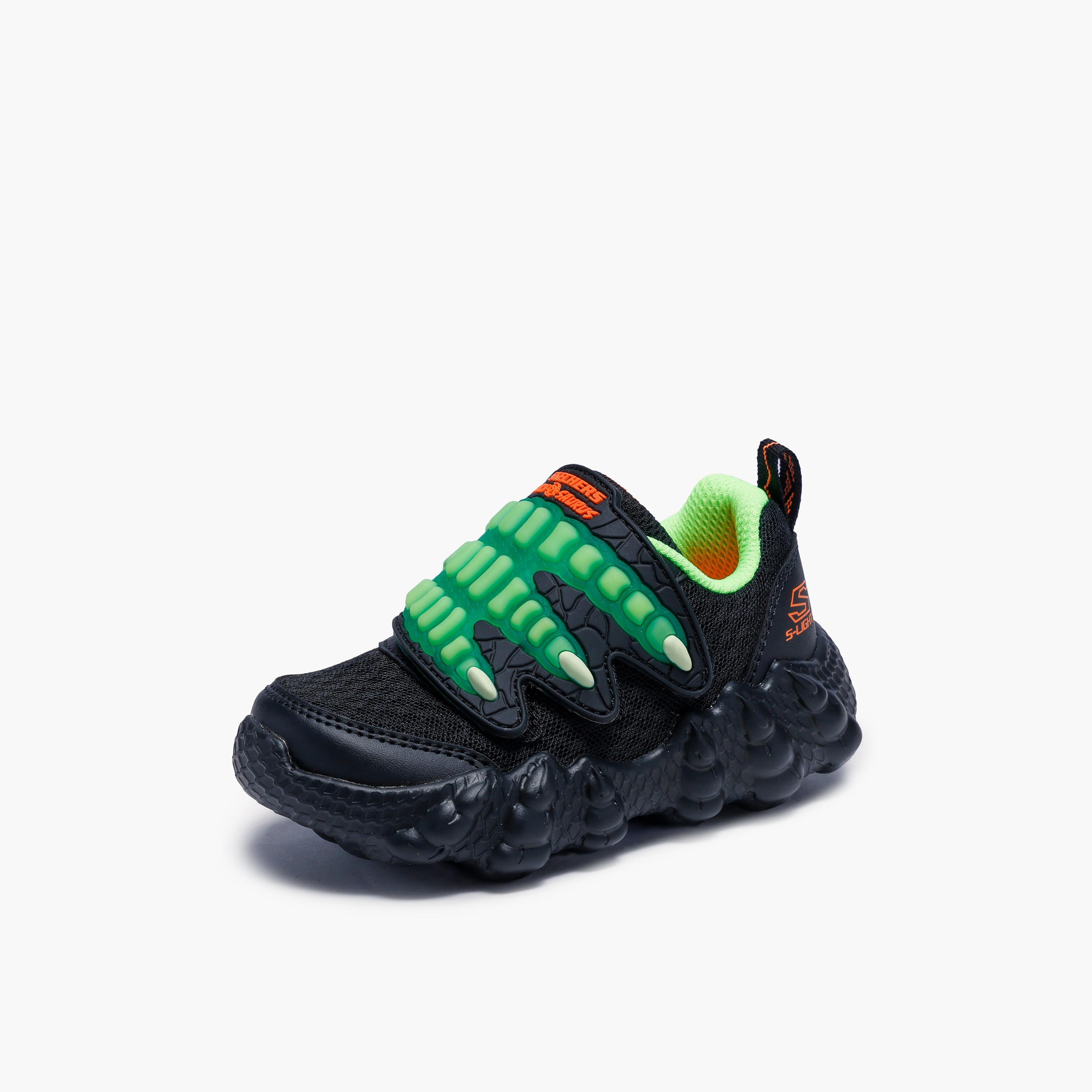 Skechers Boys LIL' SAURUS Hook & Loop Sneakers-sports-boys-shoes-image-4